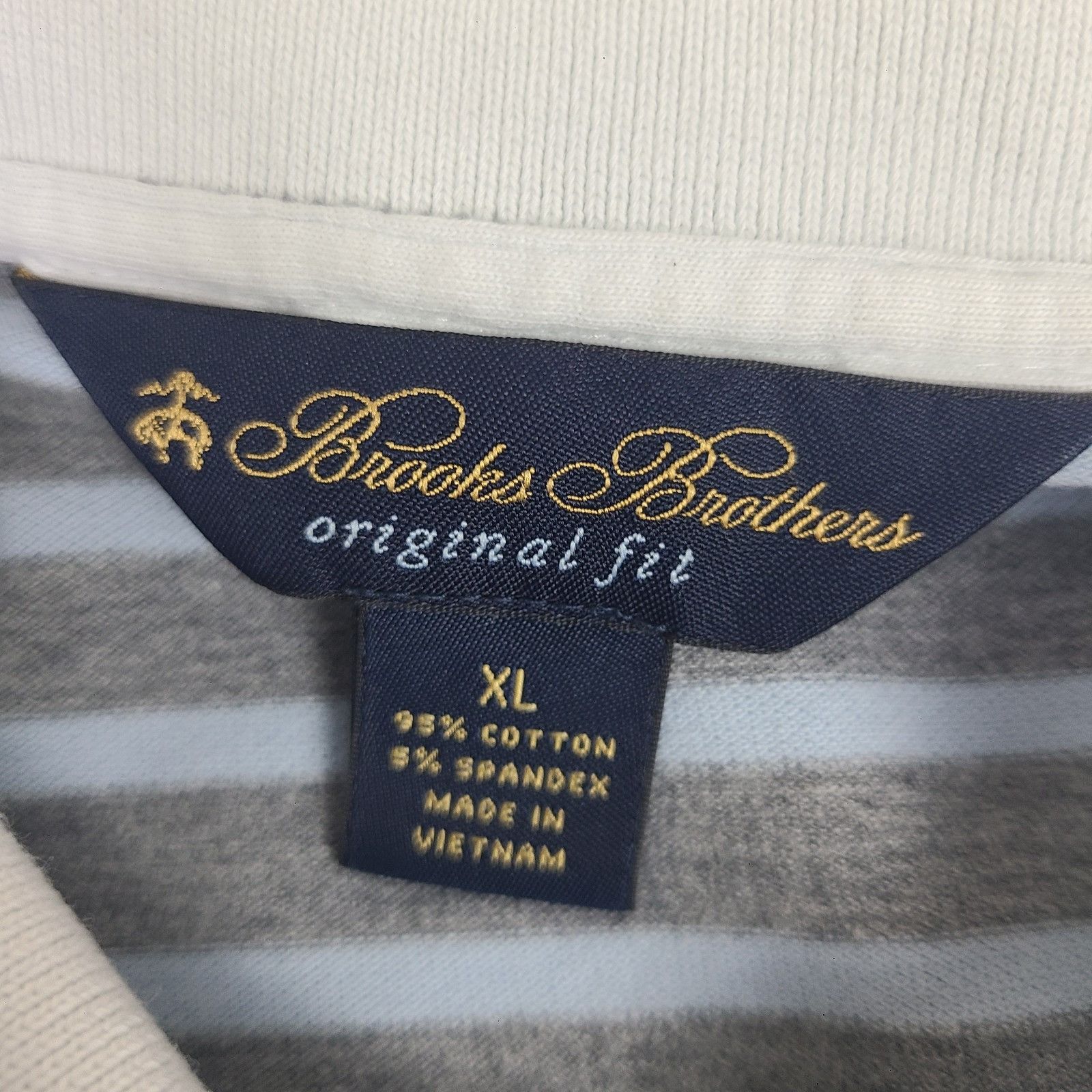 Brooks Brothers Brooks Brothers Golden Fleece Original Fit Stretch Supima Po Size US XL / EU 56 / 4 - 5 Thumbnail