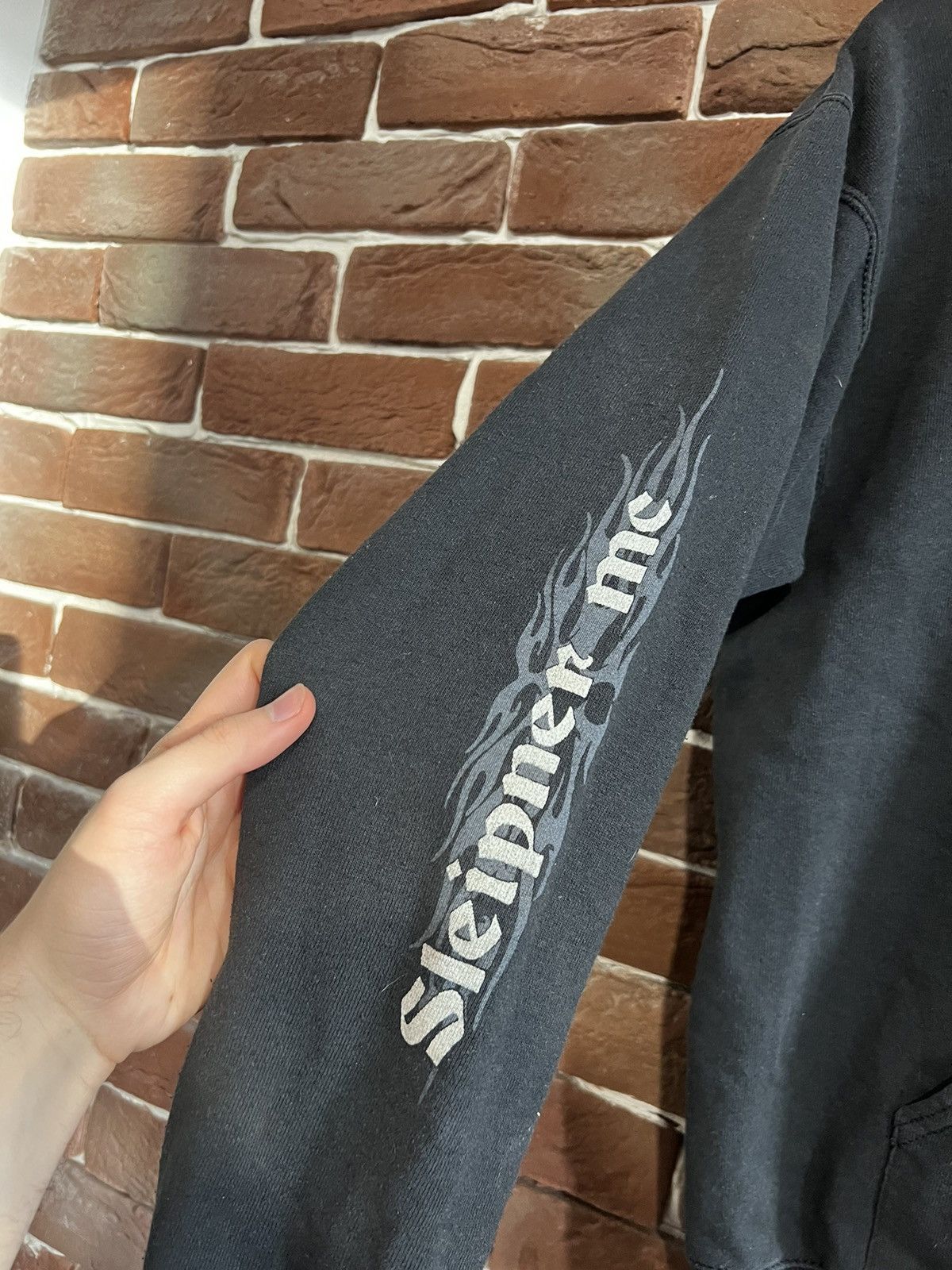Tribal Streetwear Vintage Y2k 00s Tribal Rave M Black Rock Metal Hoodie Size US M / EU 48-50 / 2 - 5 Thumbnail