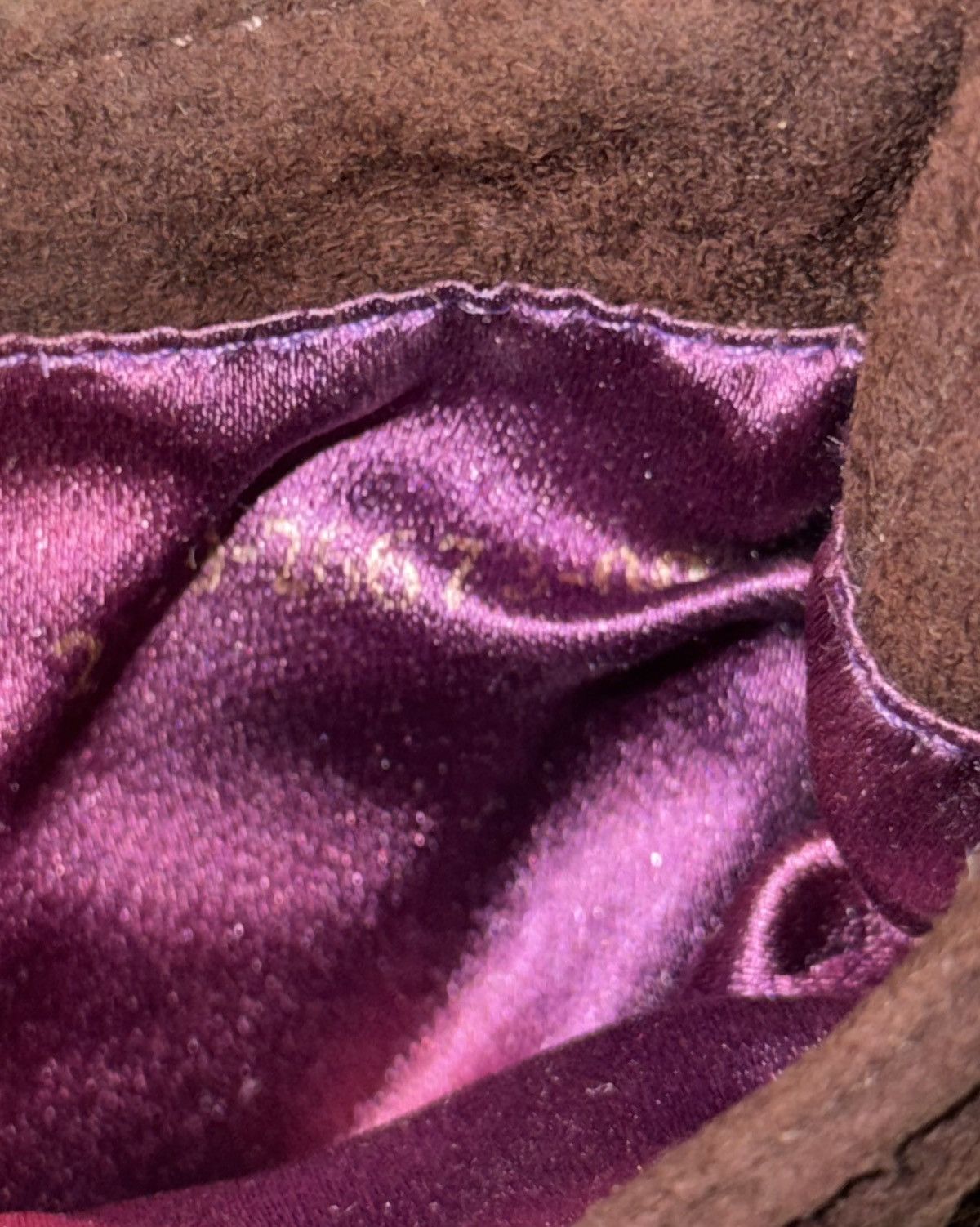 Fendi FENDI Spring Summer 1999 Suede & Leather Mini Croissant Bag Size ONE SIZE - 8 Thumbnail