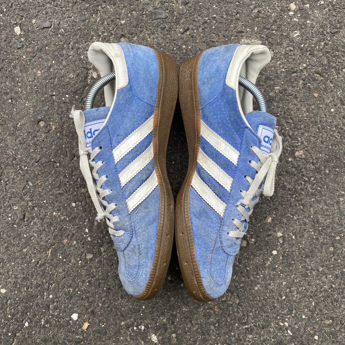 Adidas × Vintage Adidas Handball Spezial vintage rare blue sneakers us 9 Size US 9 / EU 42 - 4 Thumbnail