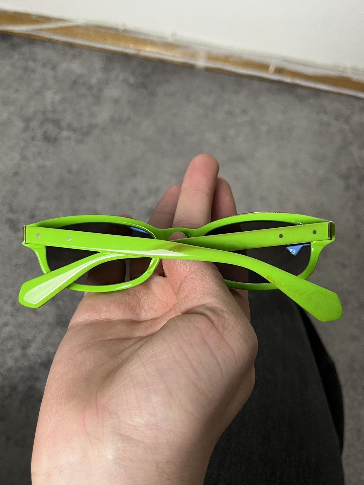 Chrome Hearts 🔥CROME HEARTS LOWRIDER 925 SILVER LIME SUNGLASSES JAPAN Size ONE SIZE - 12 Thumbnail