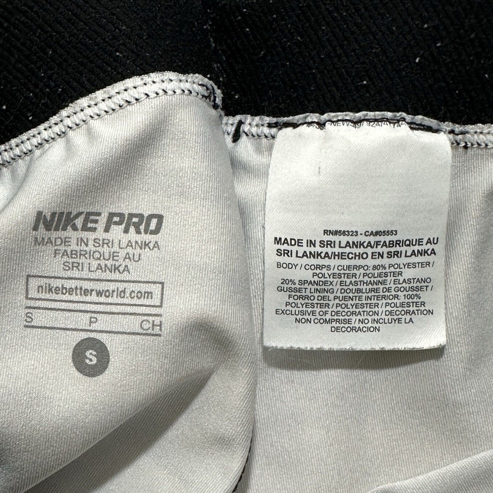 Nike Nike Pro Small Capri Length Compression Athletic Leggings Size 28" / US 6 / IT 42 - 5 Thumbnail