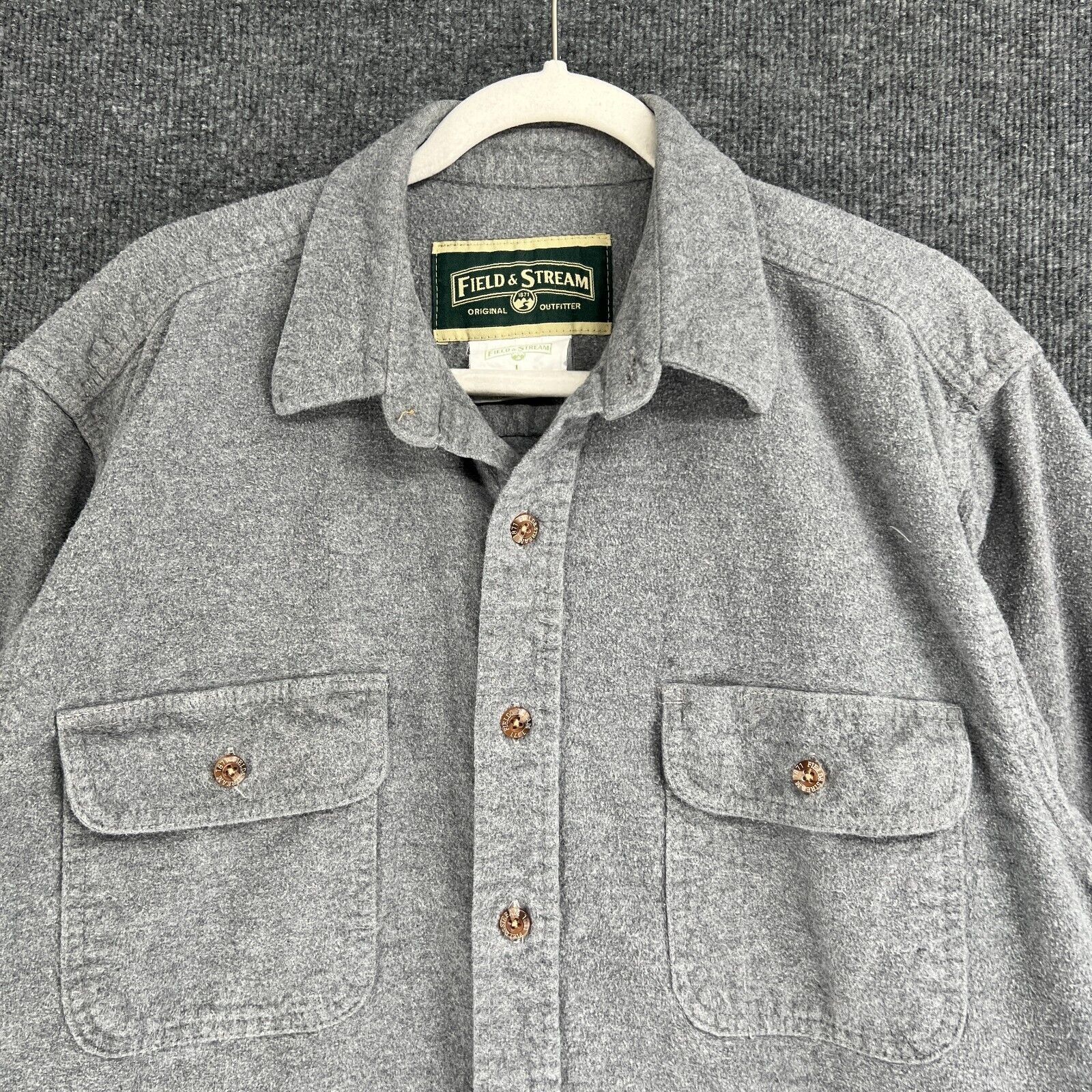 Field & Stream Vintage Field & Stream Heavyweight Flannel Button Up Shirt L Size US L / EU 52-54 / 3 - 2 Thumbnail