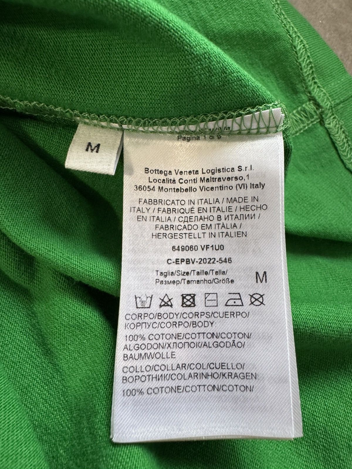 Bottega Veneta BOTTEGA VENETA TSHIRT SEE TAPE MEASUREMENTS FITS LIKE XS !!! Size US M / EU 48-50 / 2 - 14 Thumbnail