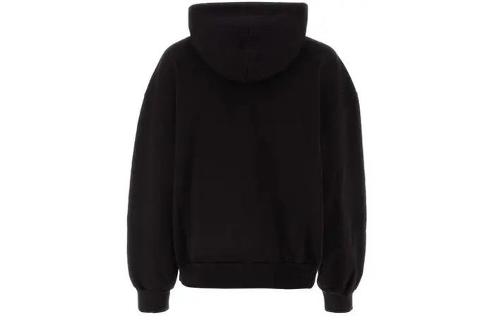 Balenciaga o1bcso1str0326 Regular Fit Zip-Up Hoodie in Black Size US M / EU 48-50 / 2 - 6 Thumbnail