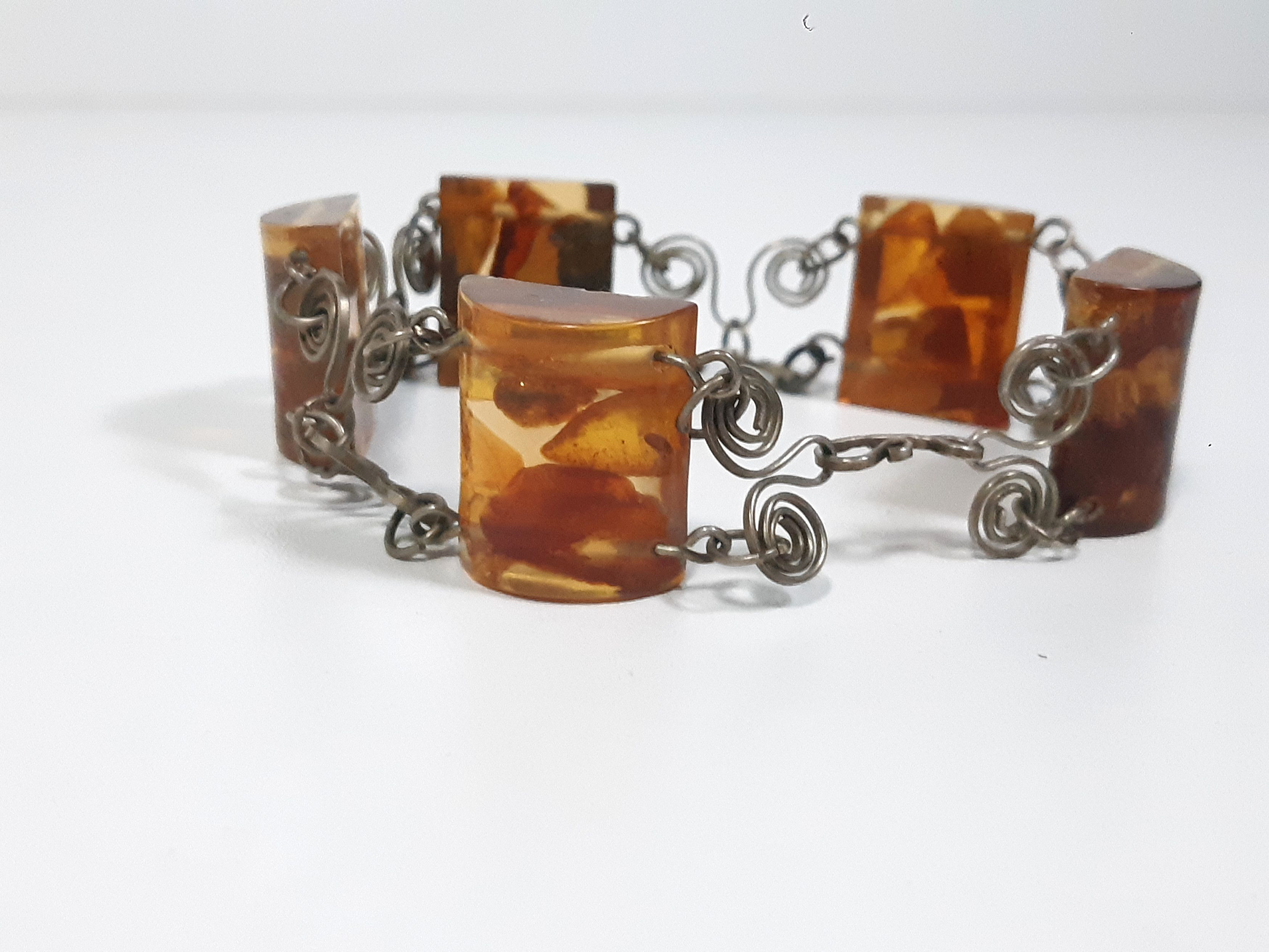 Other Antique bracelet amber / silver 835 Size ONE SIZE - 8 Thumbnail
