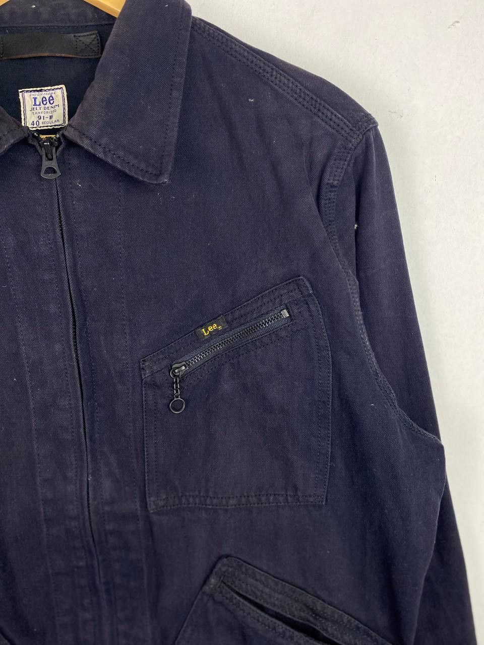 Lee Nice designvintage lee sanforized jelt denim jacket sunfaded Size US L / EU 52-54 / 3 - 3 Thumbnail