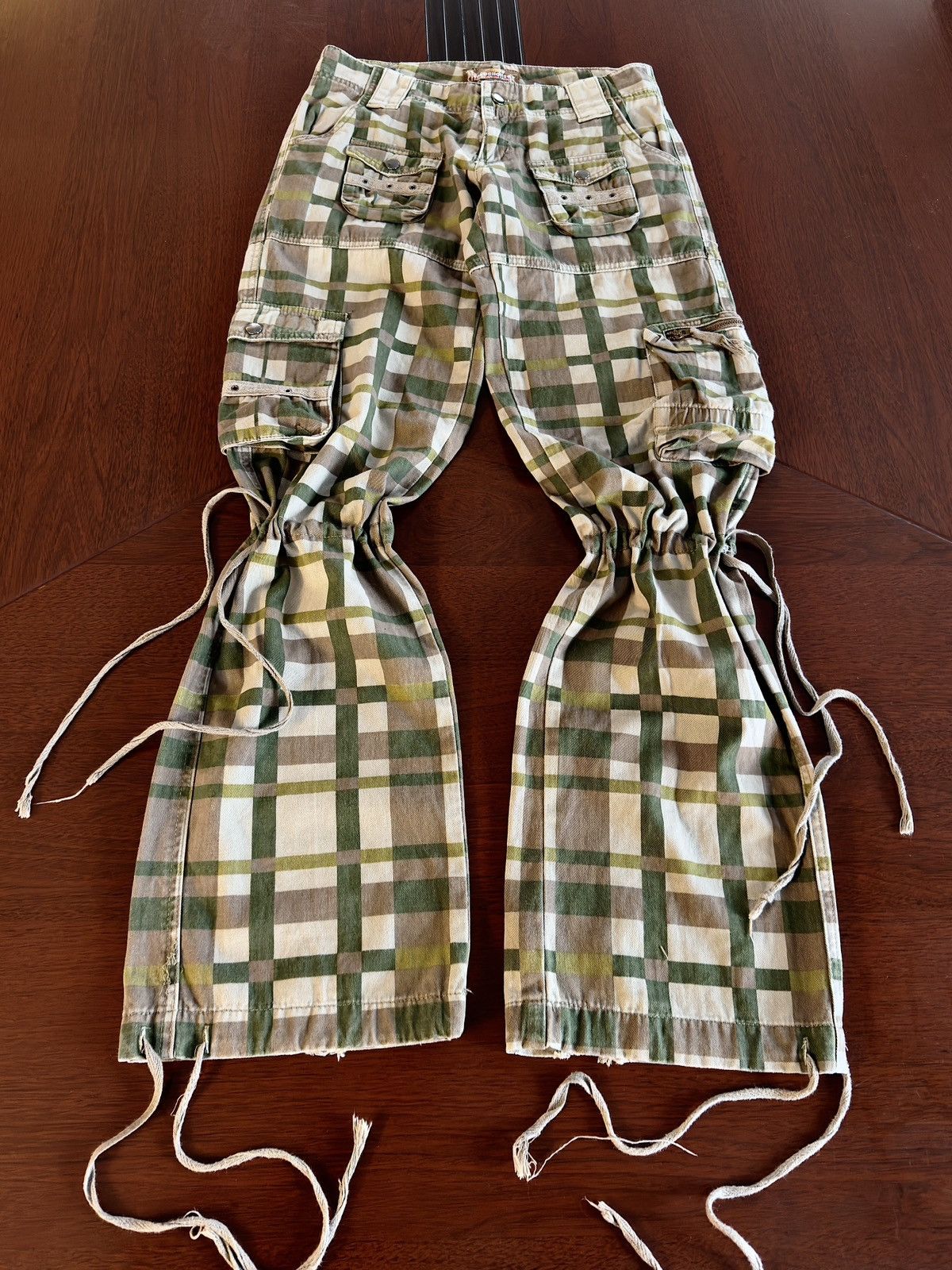 Japanese Brand × Junya Watanabe × Vintage Vintage Bandage Japanese Cargo Junya Watanabe Style Pants Size US 30 / EU 46 - 1 Thumbnail