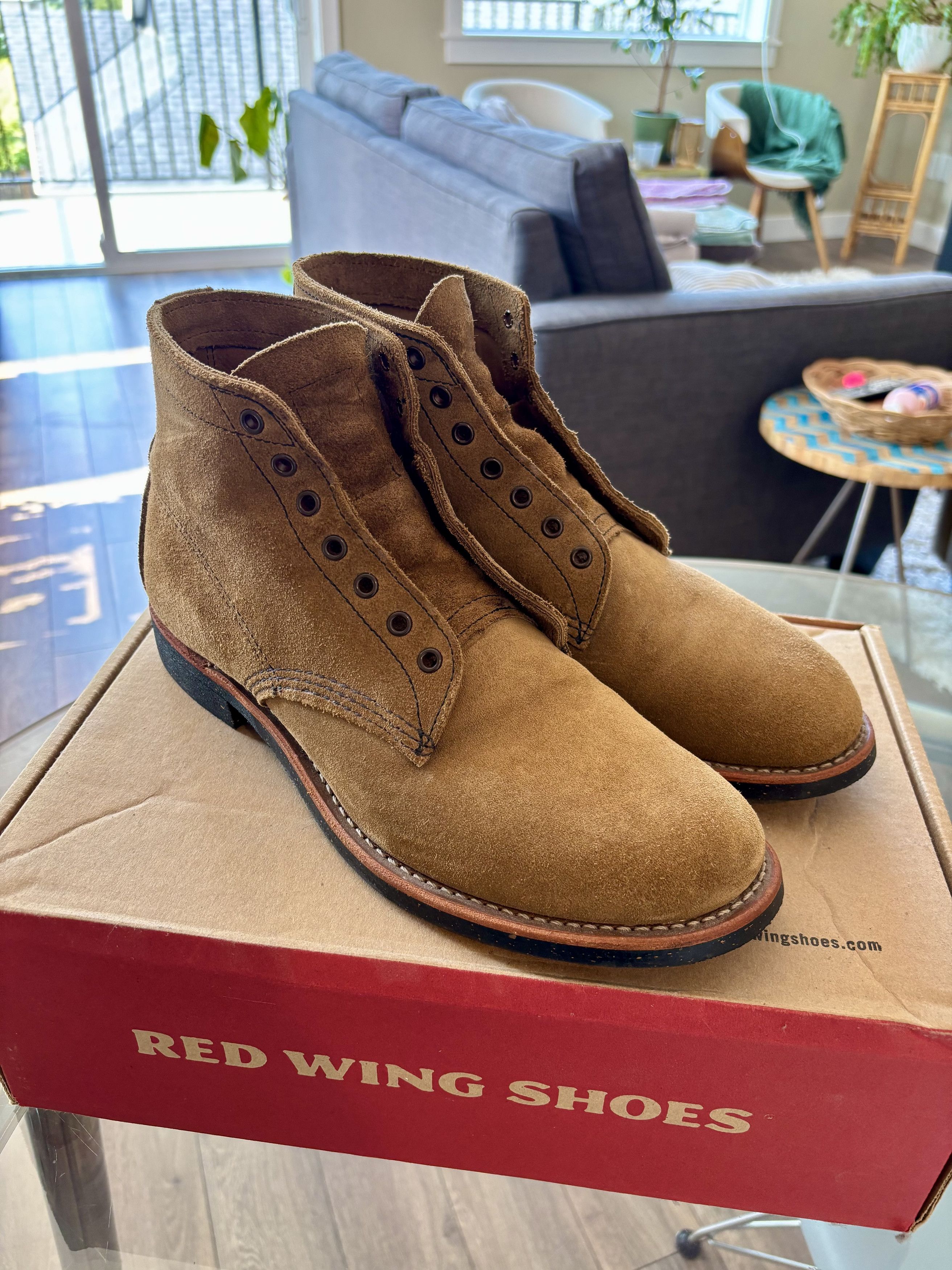 Red Wing Red Wing 8062 Merchant Boots – Olive Mohave Size US 9 / EU 42 - 2 Thumbnail