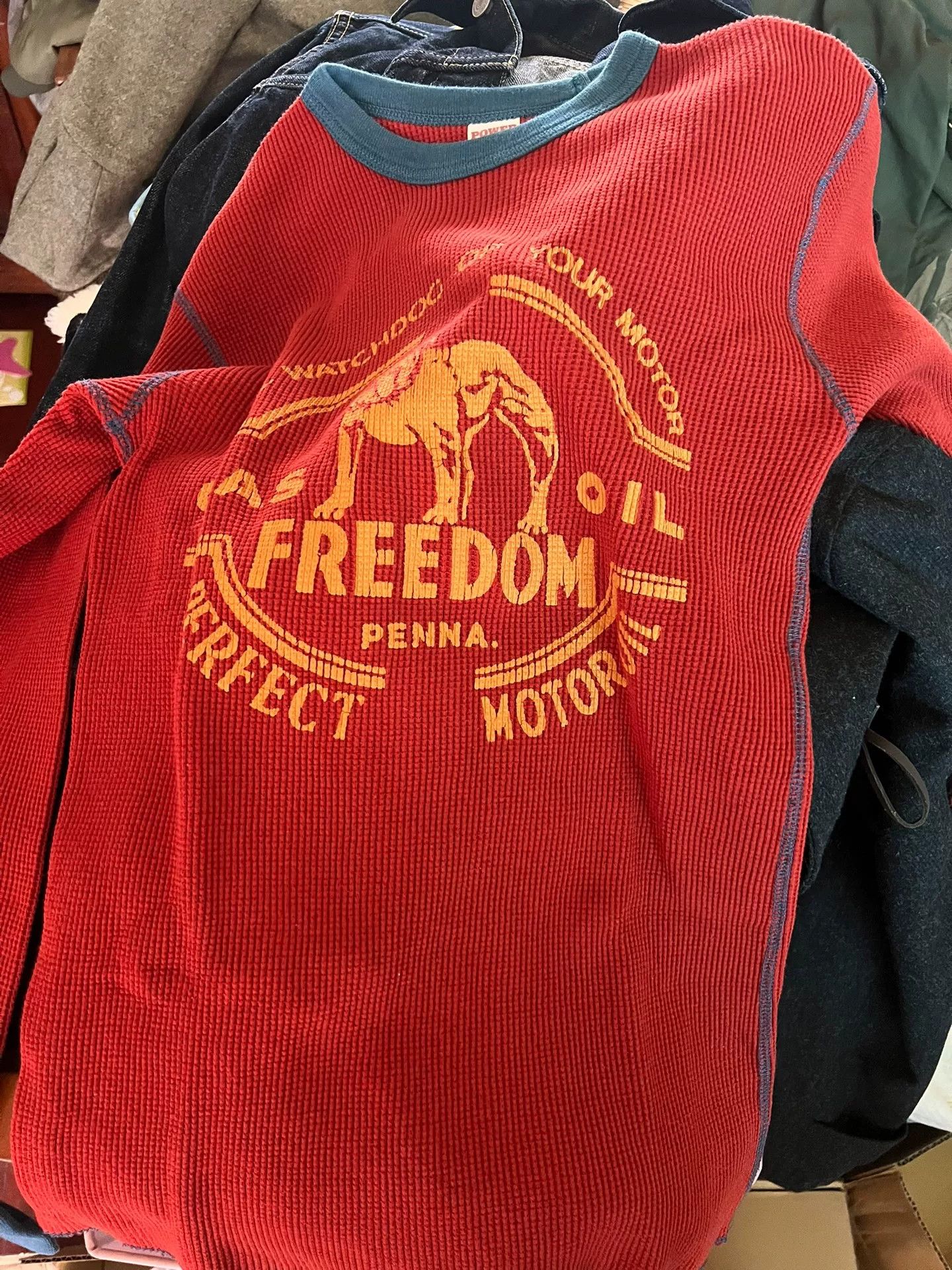 Freewheelers Freewheelers Waffle Knit Top Size M Size US M / EU 48-50 / 2 - 1 Thumbnail