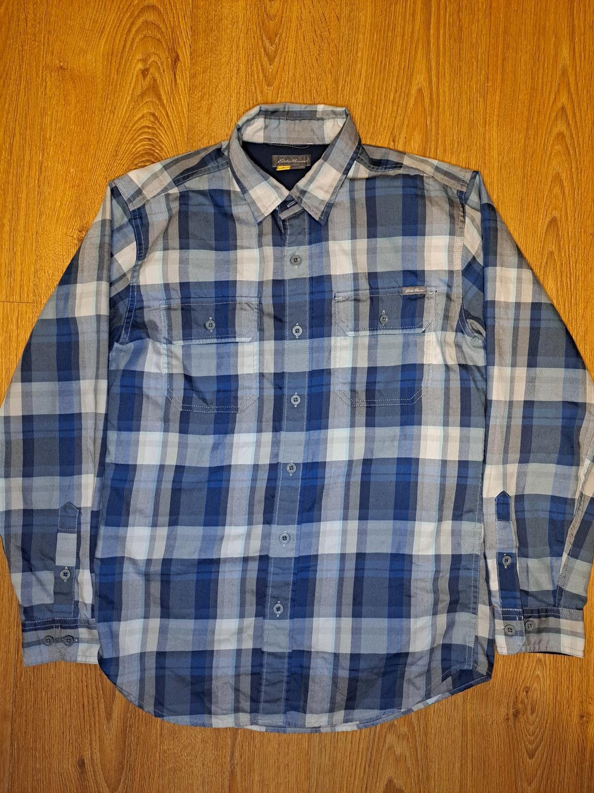 Eddie Bauer Eddie Bauer Flannel Button Up Shirt Mens Small Blue Plaid Size US S / EU 44-46 / 1 - 1 Thumbnail