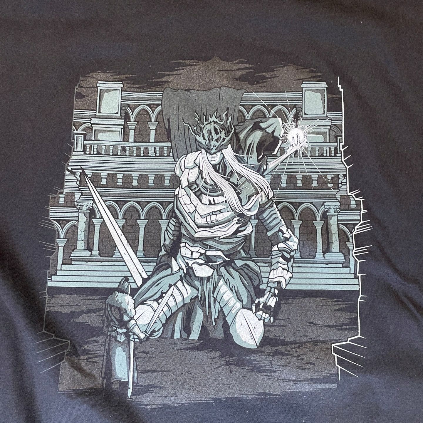 Other Level Up Wear Dark Souls Men's T-shirt New Cotton Size M Size US M / EU 48-50 / 2 - 3 Thumbnail
