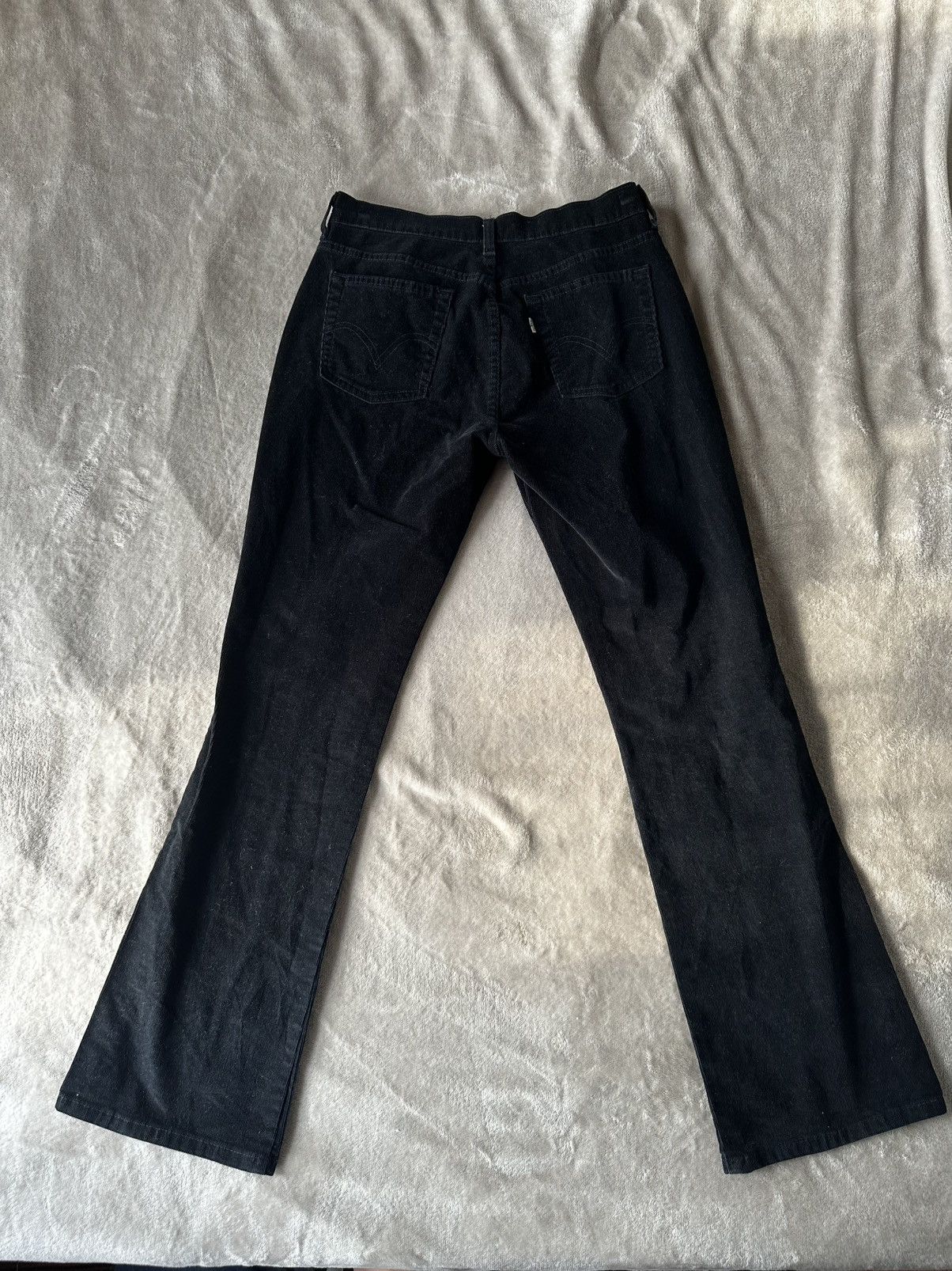 Levi's Corduroy Black pants Size 32" / US 10 / IT 46 - 3 Thumbnail