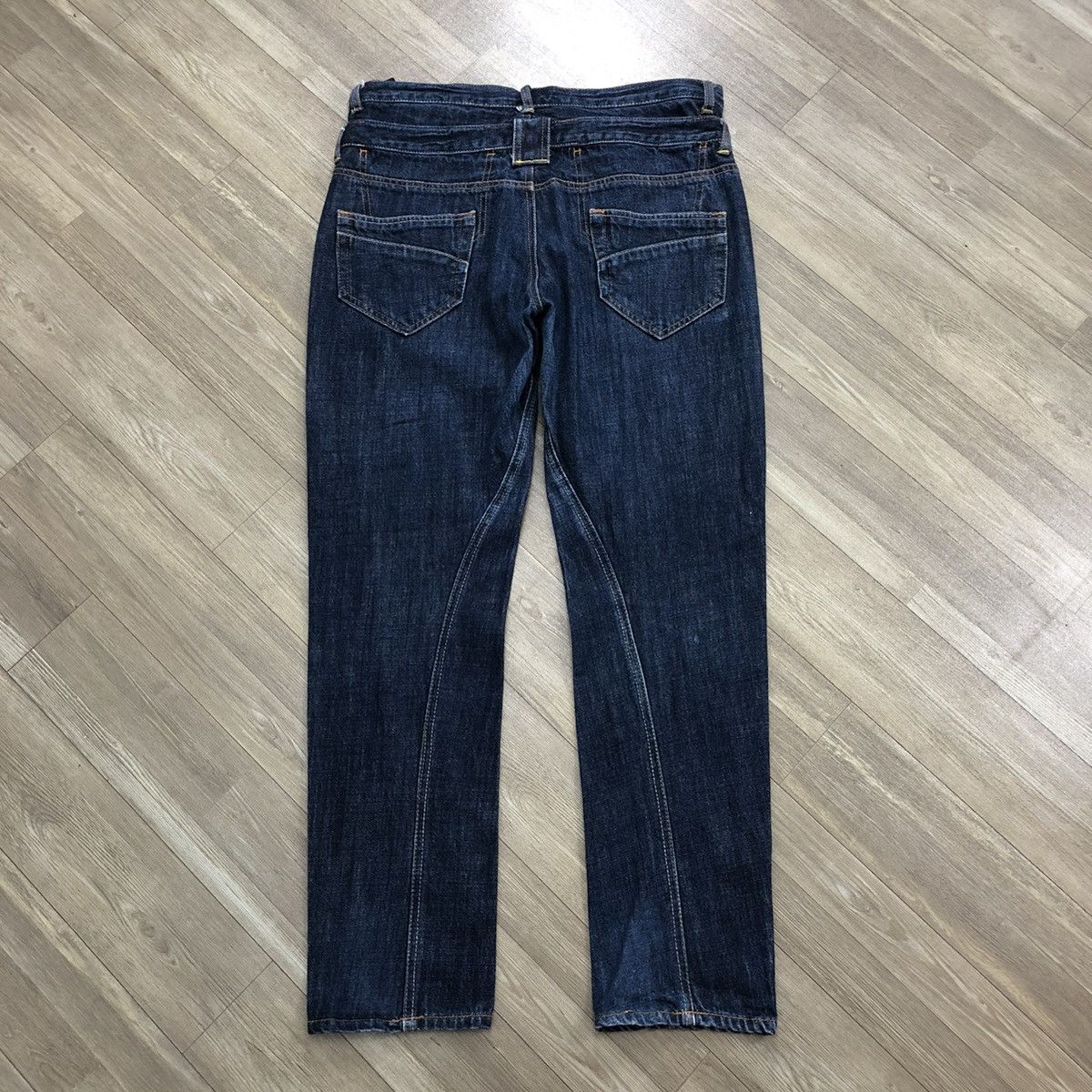 If Six Was Nine × Japanese Brand × PPFM Y2K Spunky Gals Double Waist Multipocket Bust Pants Jeans Size US 36 / EU 52 - 20 Thumbnail