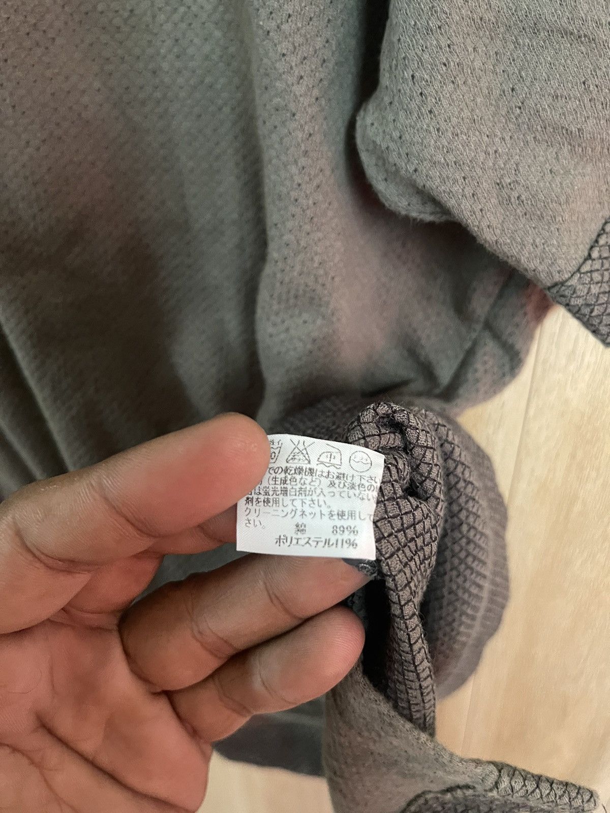 Issey Miyake × Japanese Brand Vintage Issey Miyake Polo Shirt M Olive Size US M / EU 48-50 / 2 - 7 Thumbnail