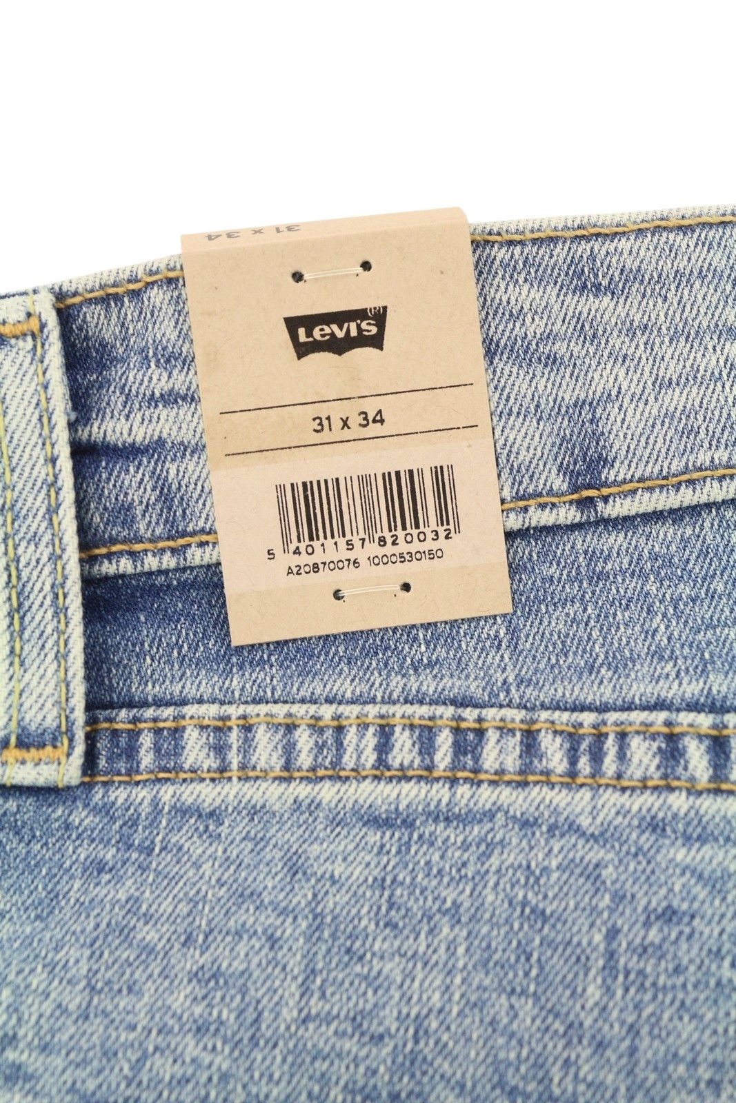 Levi's 512 W31/L34 Slim Taper Zip Faded Blue Jeans 87087 Size US 31 - 7 Thumbnail