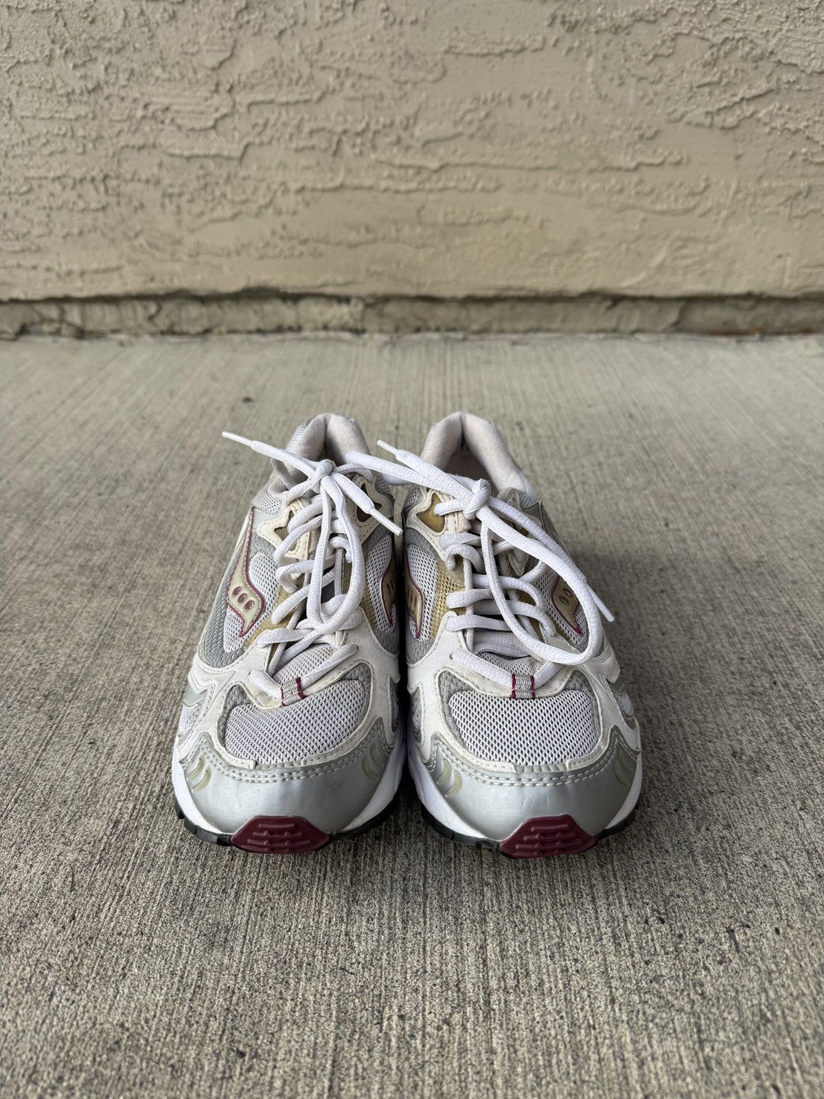 Saucony GREY/CREAM SAUCONY GRID COHESION 3s Size US 6.5 / IT 36.5 - 3 Thumbnail