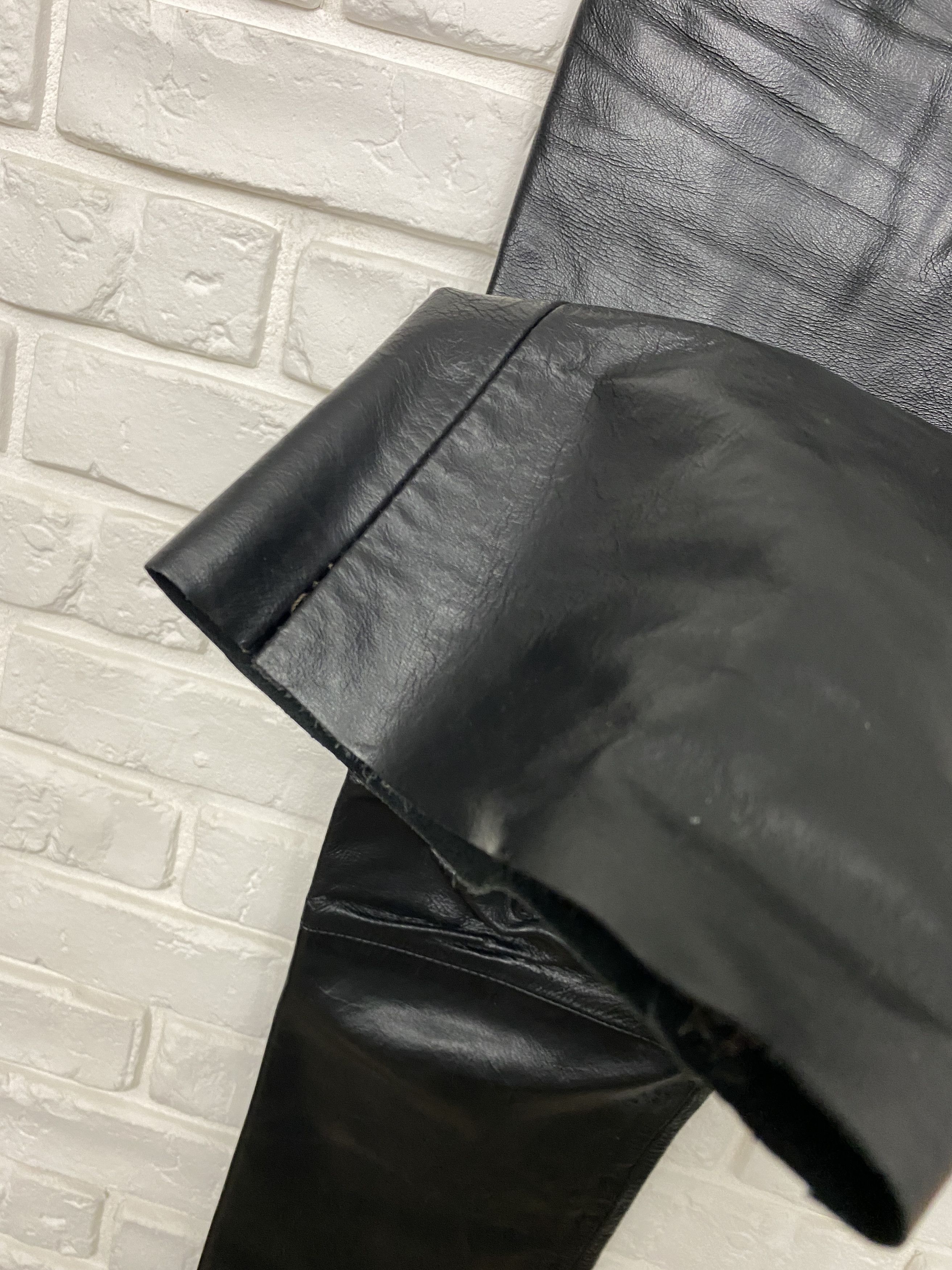 Belstaff Belstaff Black Prince Leather Pants Motorcycle Trousers 44 Size 30" / US 8 / IT 44 - 11 Thumbnail