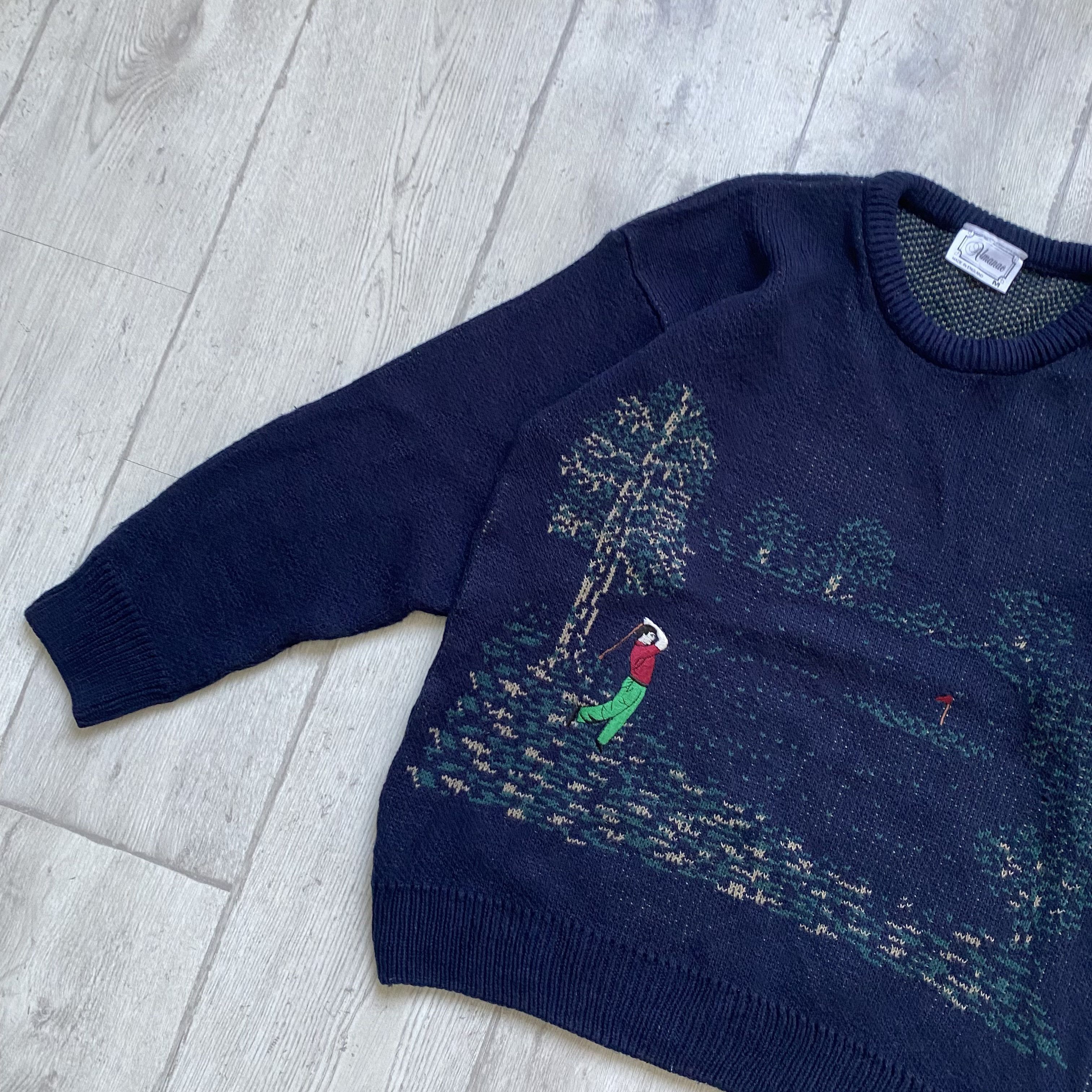 Golf Wang Vintage 90s Cozzy Golf knit sweater England Size US S / EU 44-46 / 1 - 6 Thumbnail
