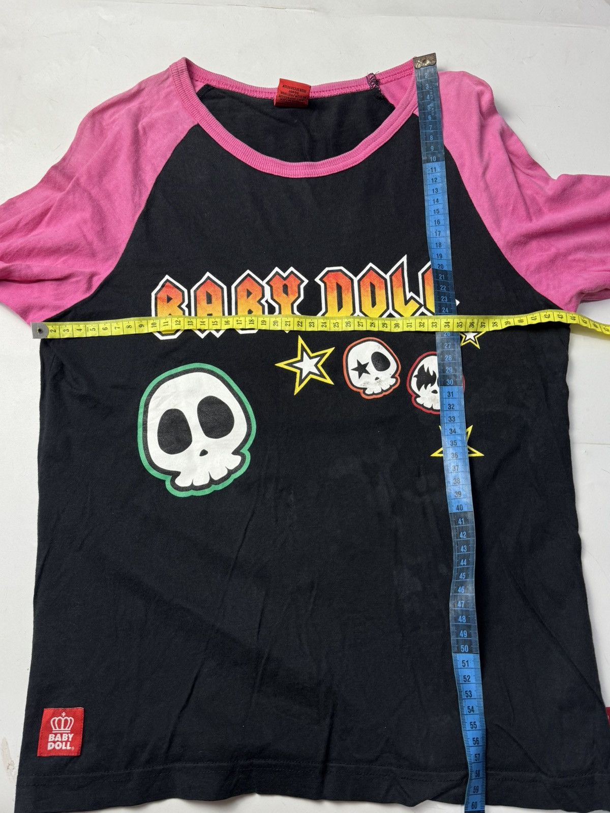 In The Attic Babydoll ACDC Long Sleeve 2000s Japanese Size US S / EU 44-46 / 1 - 5 Thumbnail