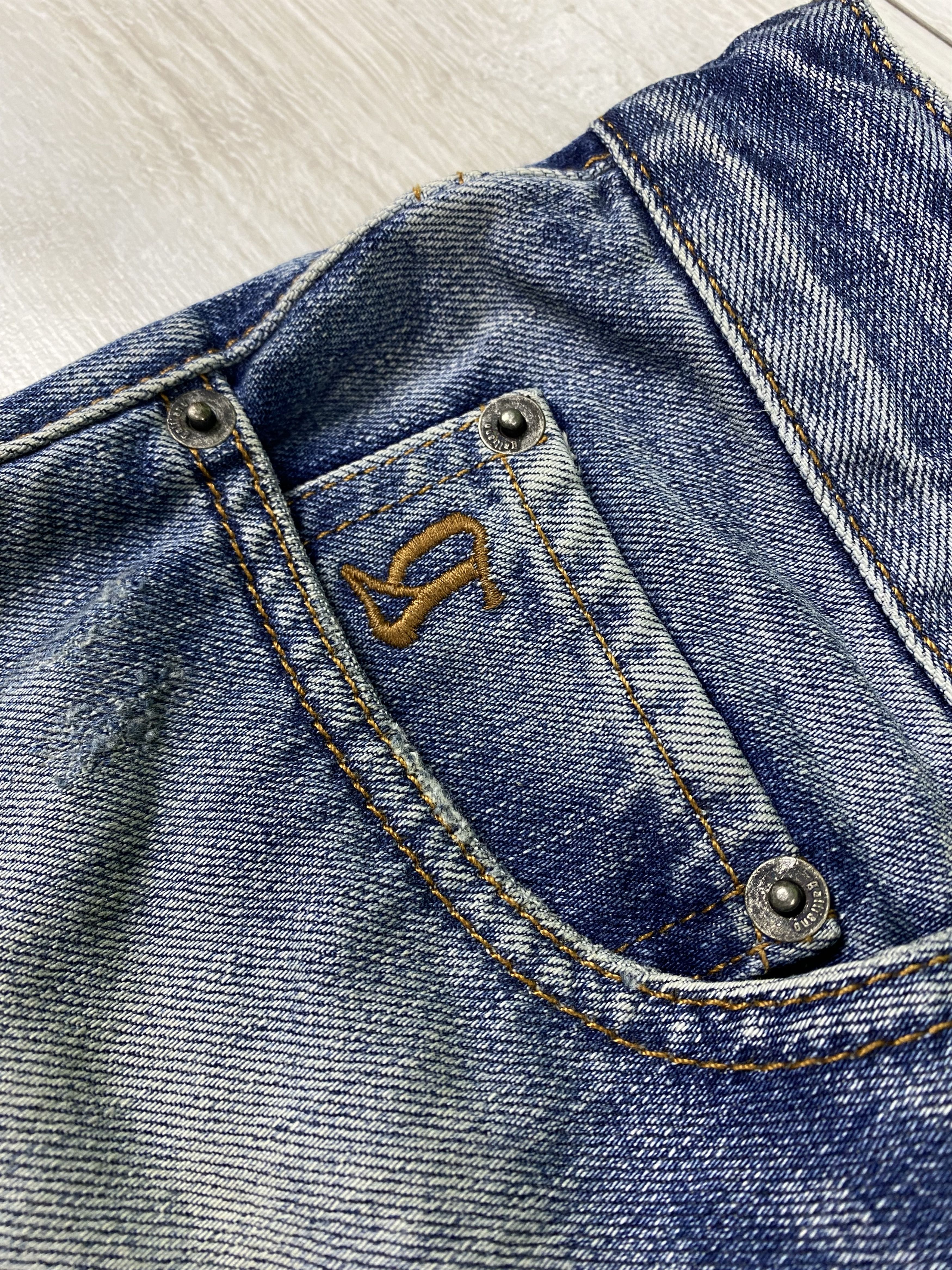 John Galliano Vintage John Galliano distressed straight jeans size 32 Size US 32 / EU 48 - 7 Thumbnail
