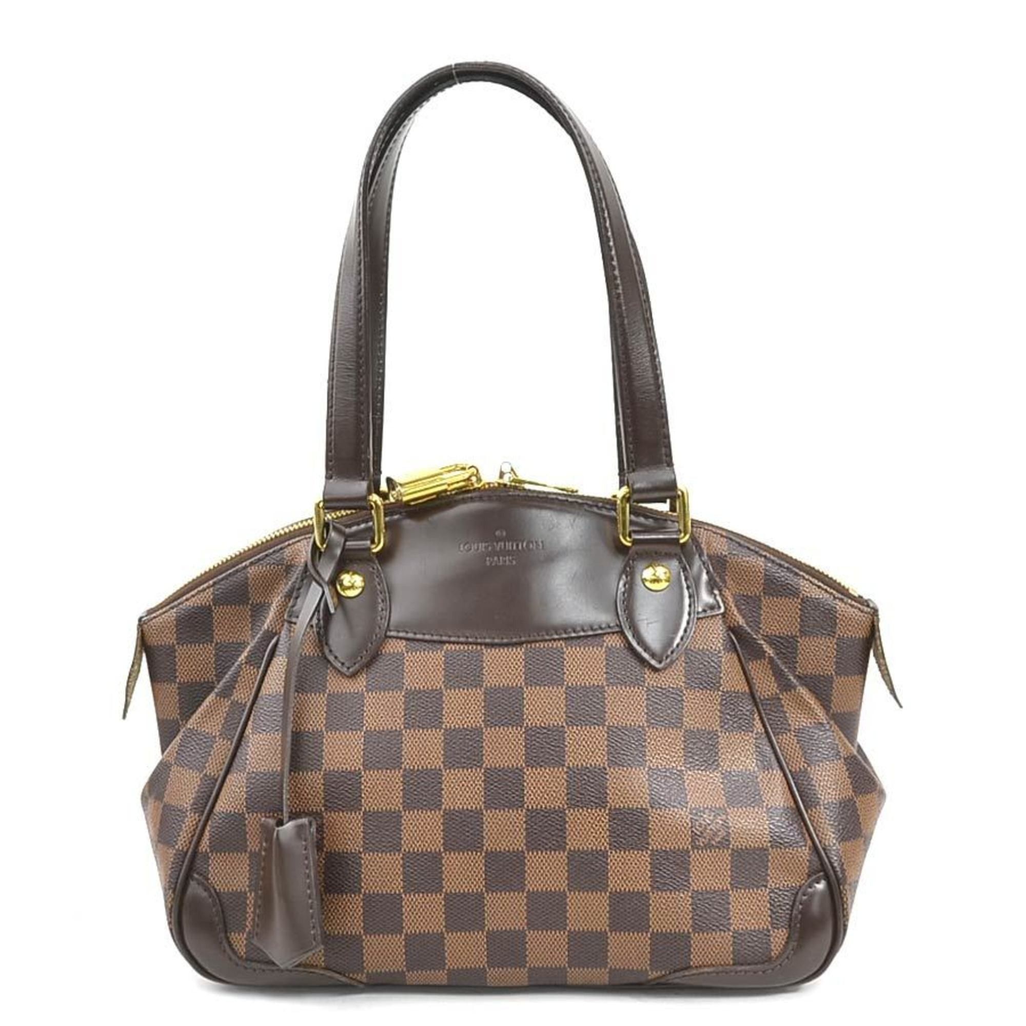 Louis Vuitton Louis Vuitton Damier Verona PM Handbag in Canvas, Brown and Gold, Women's, N41117 e61235a Size ONE SIZE - 1 Thumbnail