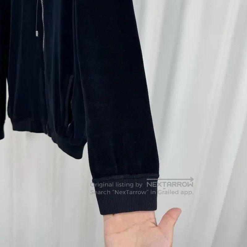 Versace Versace Black Cotton Blend Logo Zip-Up Jacket . Size US XS / EU 42 / 0 - 4 Thumbnail