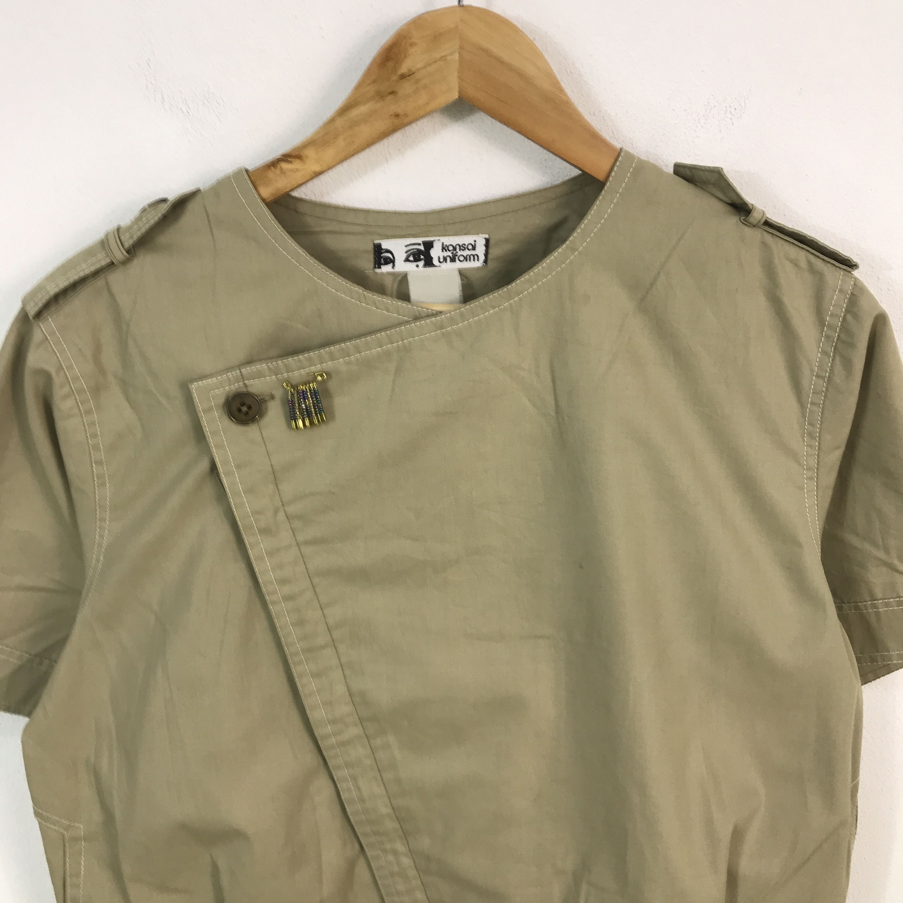 Japanese Brand × Kansai Yamamoto Kansai Yamamoto fashion zipper jacket Size US M / EU 48-50 / 2 - 3 Thumbnail