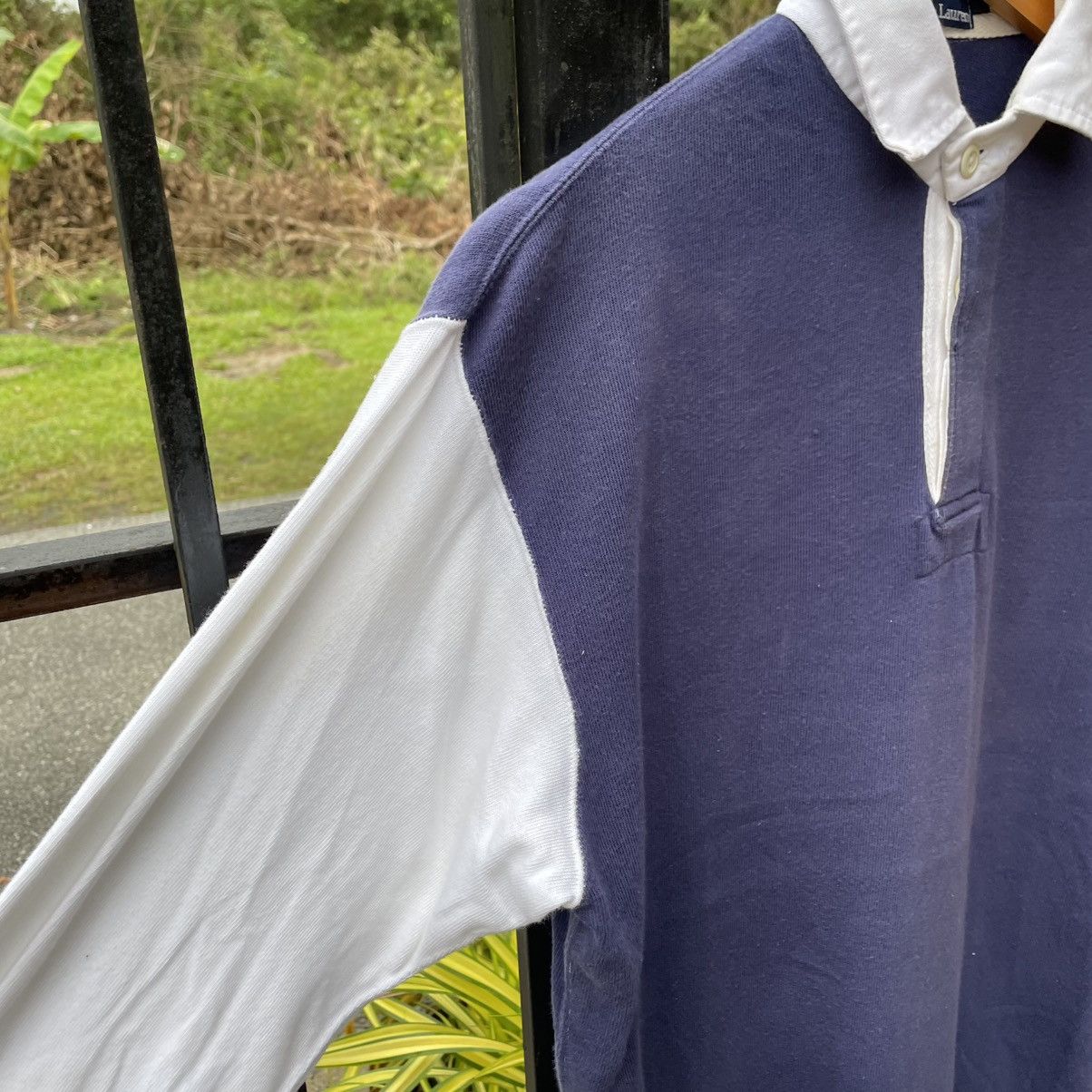 Polo Ralph Lauren 🔥Vintage Polo Ralph Lauren USA Flag Polo Rugby Shirts Size US L / EU 52-54 / 3 - 6 Thumbnail
