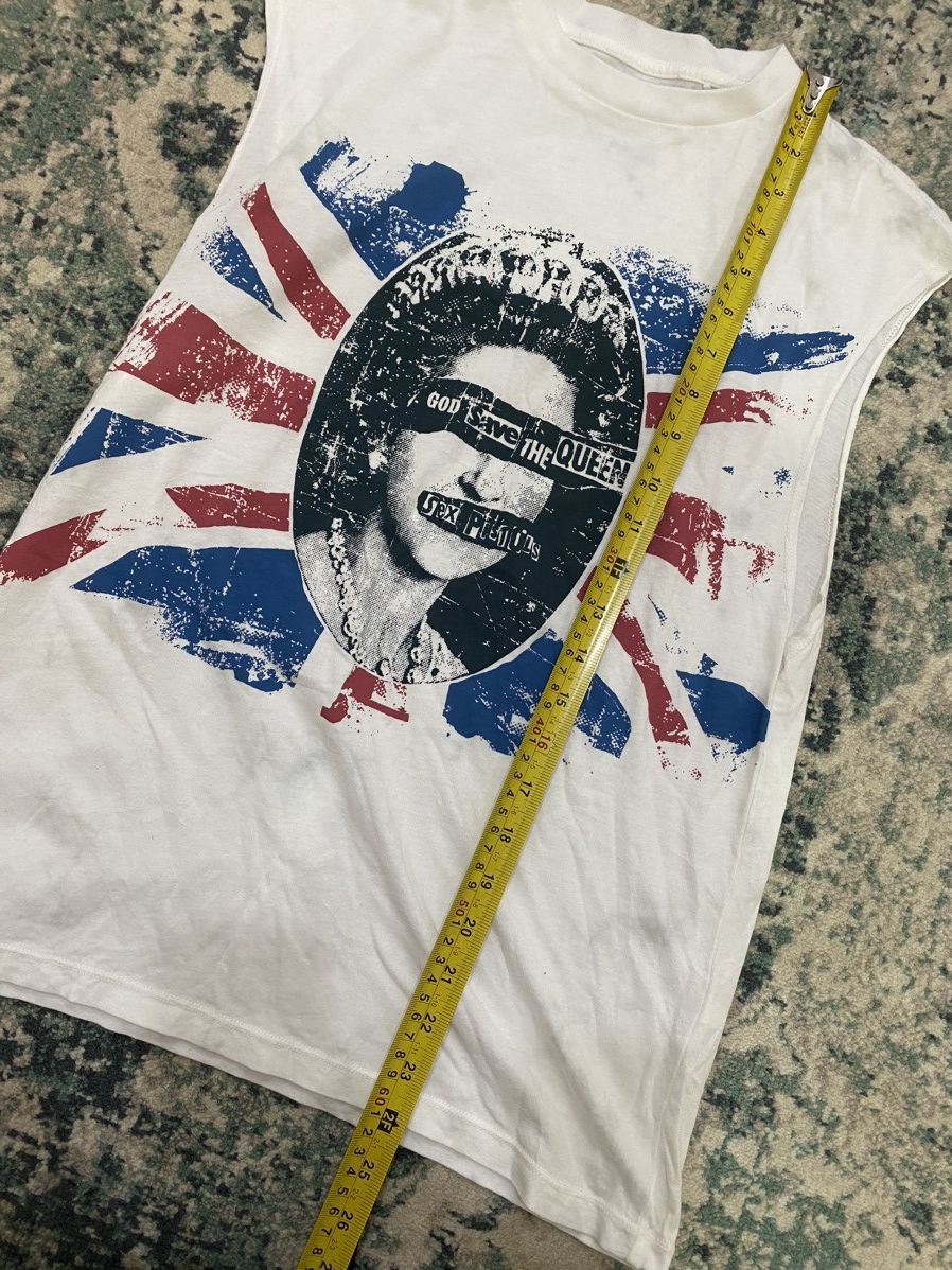 Seditionaries Sex Pistols Punk God Save The Queen Ut Sleeveless Size US S / EU 44-46 / 1 - 12 Thumbnail