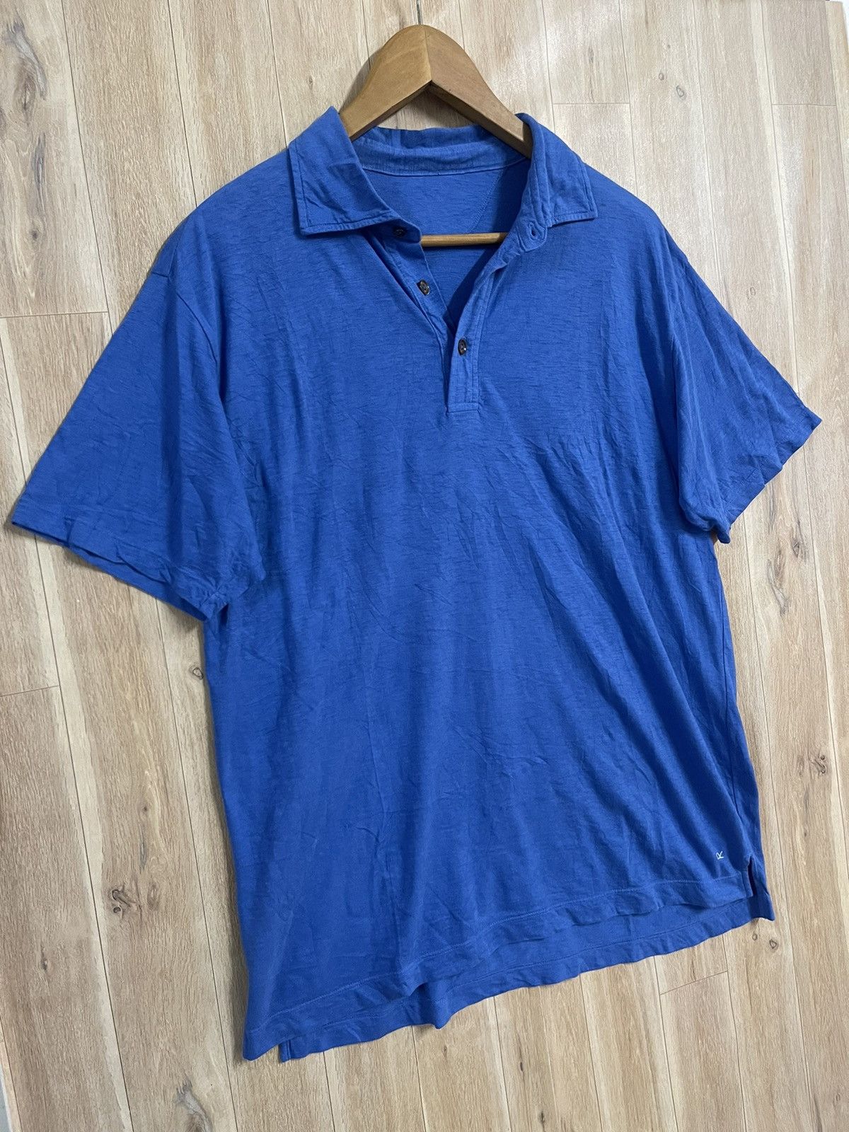 45rpm × Blue Blue Japan × Okura 45RPM Light Polo Shirt SS2022 Summer Edition Indigo L Size US L / EU 52-54 / 3 - 3 Thumbnail