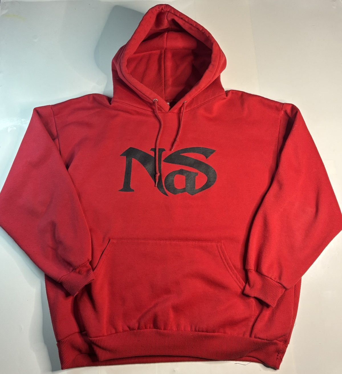 Other Vintage NAS Hoodie XL Red Hill Heavyweight USA 90s Rap Size US XL / EU 56 / 4 - 1 Thumbnail