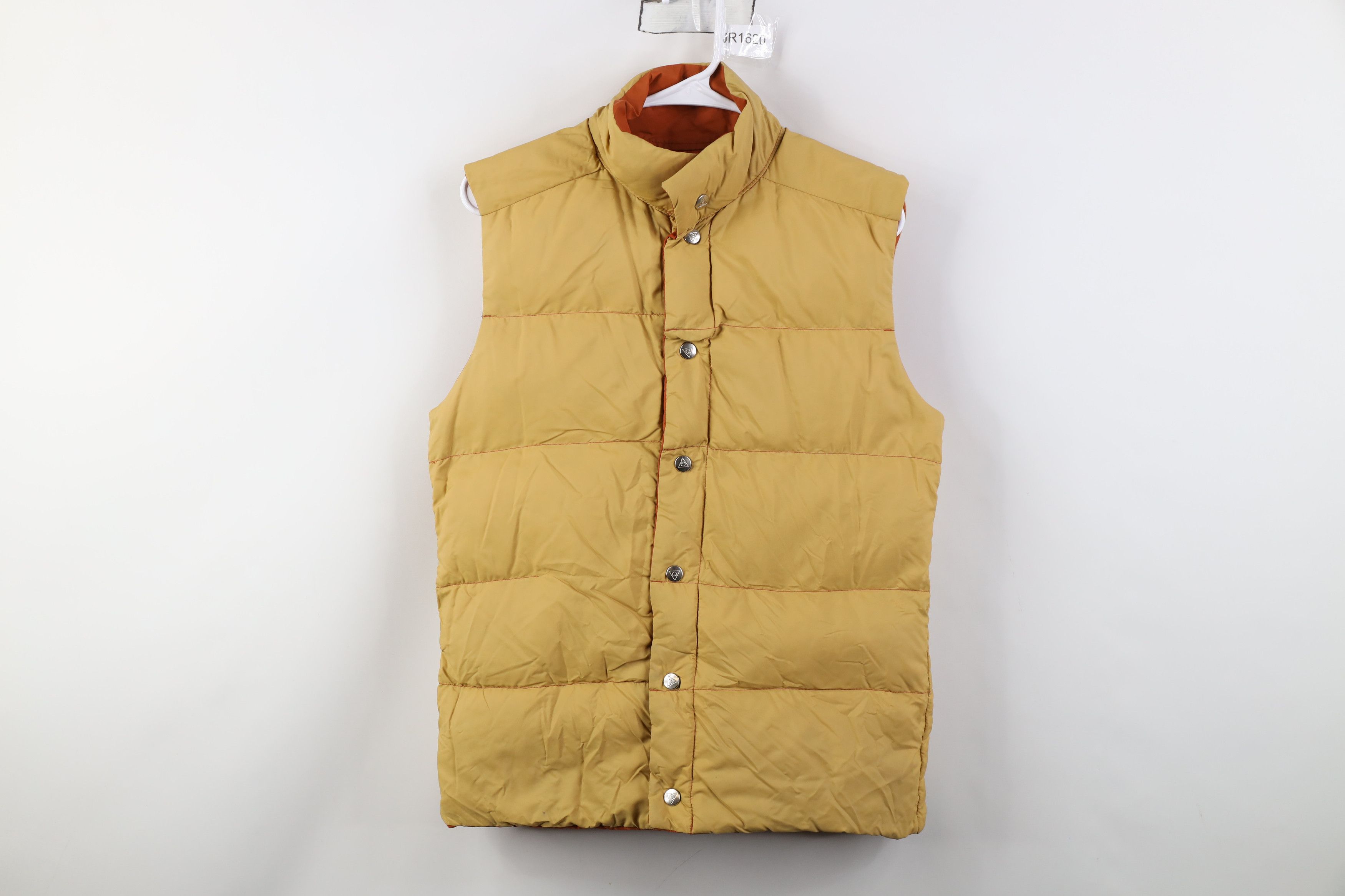 Vintage Vintage 70s Streetwear Reversible Duck Puffer Vest Jacket Size US S / EU 44-46 / 1 - 12 Thumbnail