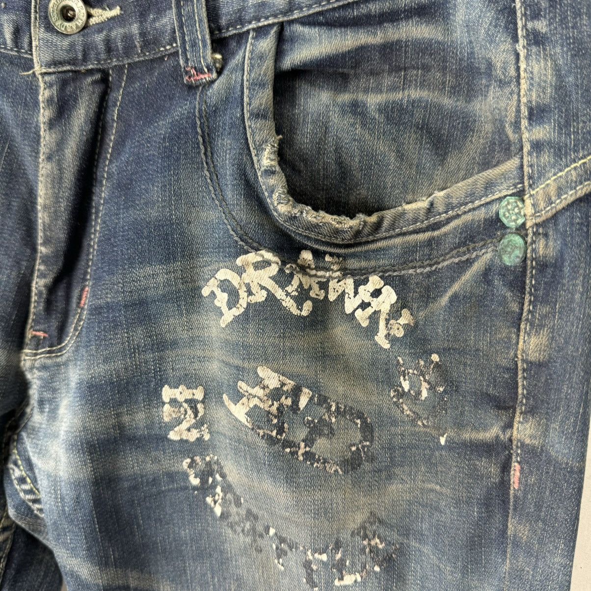 Ed Hardy ☀️ED HARDY DENIM JEANS PANTS Size US 32 / EU 48 - 12 Thumbnail