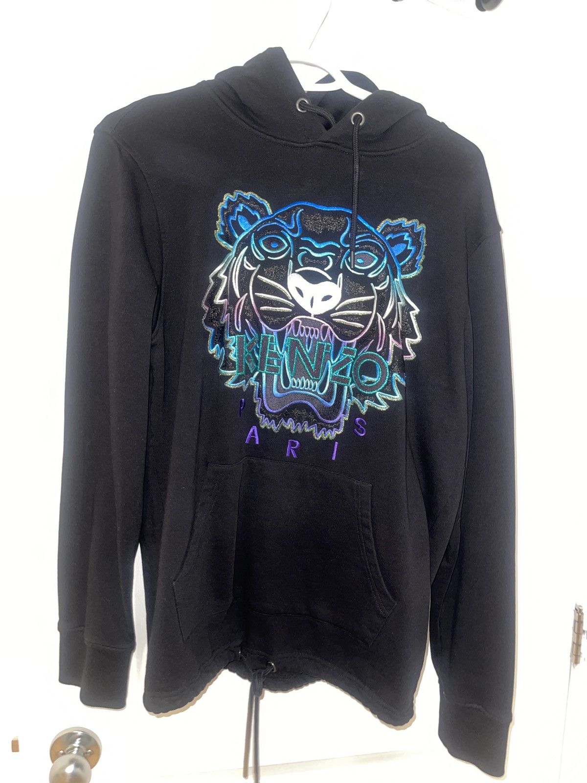 Kenzo Kenzo Black Classic Tiger Hoodie Small Size US S / EU 44-46 / 1 - 1 Thumbnail