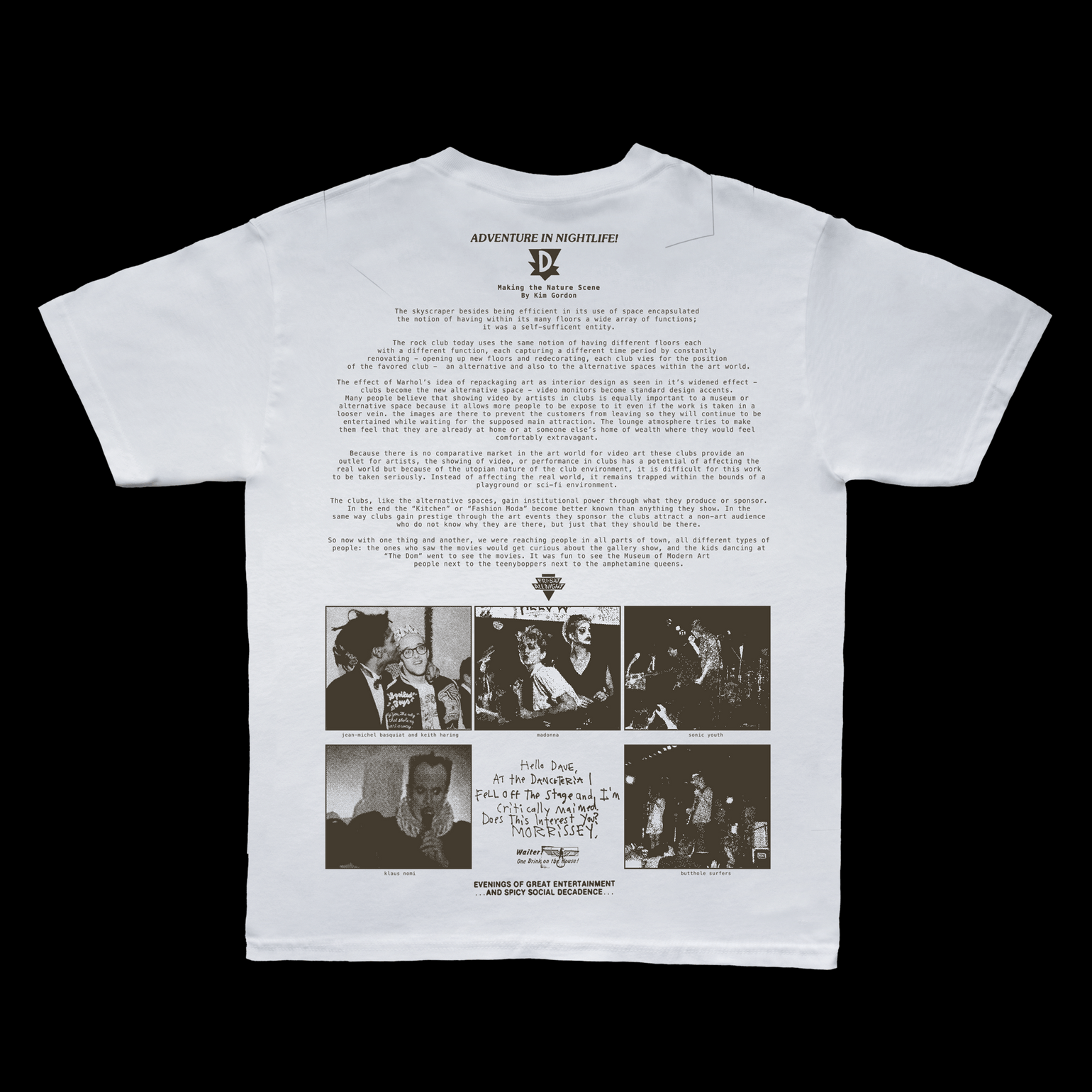 Los Angeles Apparel Night Gallery Local Business Danceteria t-shirt XL Size US XL / EU 56 / 4 - 2 Thumbnail