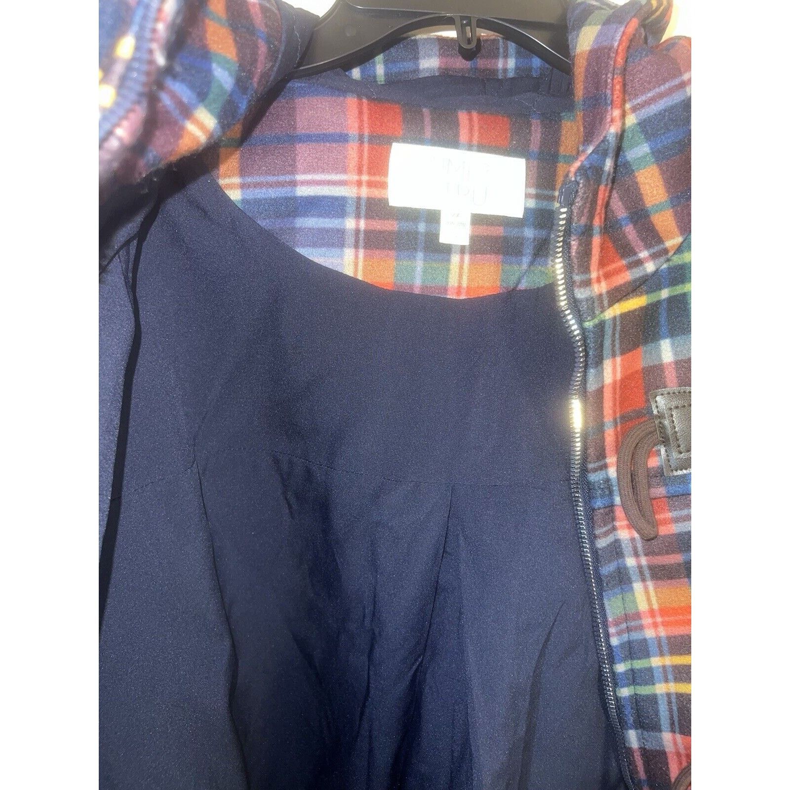 Other Time & Tru Parka Coat Plaid Jacket Women's XL Hooded Toggle Size XL / US 12-14 / IT 48-50 - 7 Thumbnail