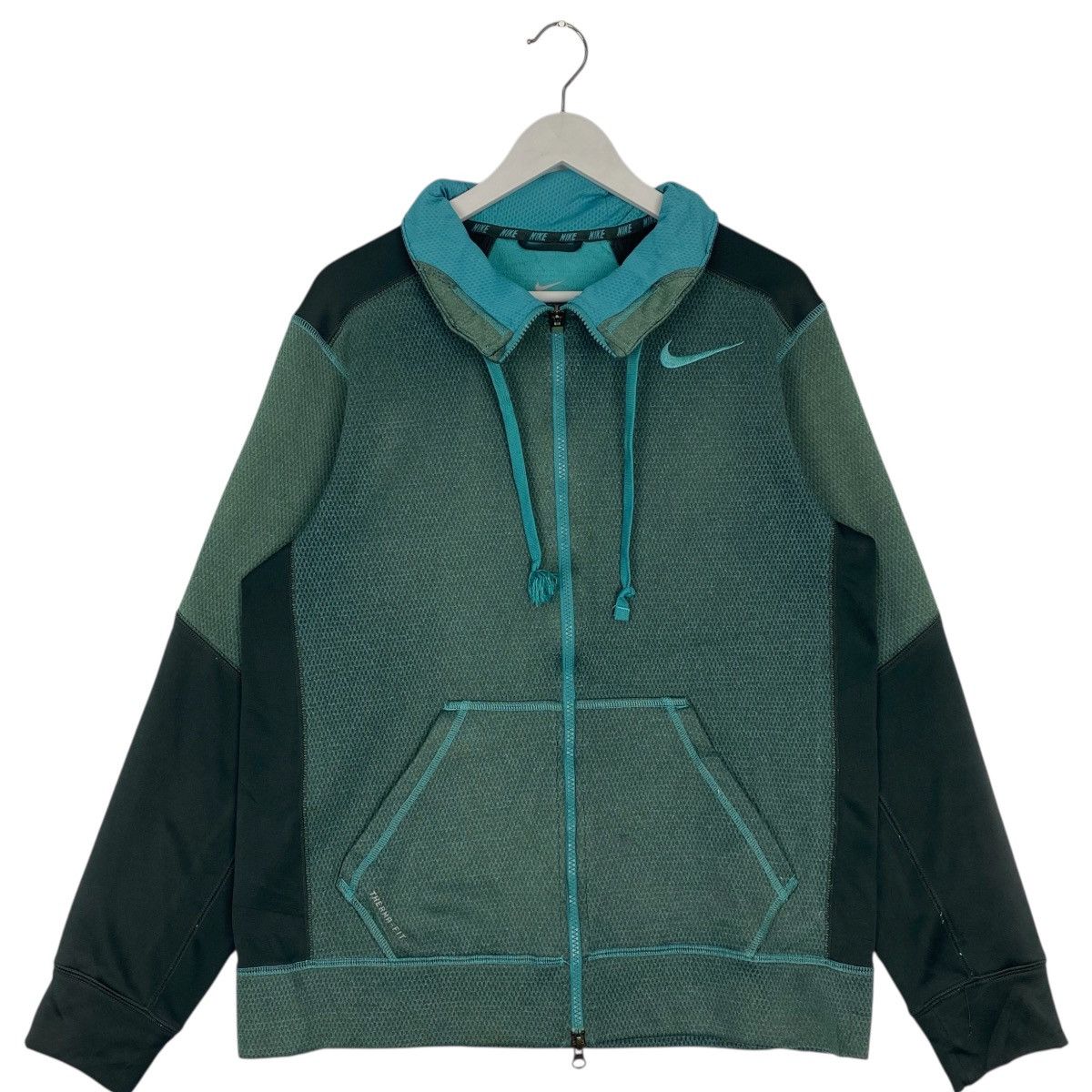Other Vintage Nike Full Zip Small Embroidered Logo Green Size L Size US L / EU 52-54 / 3 - 1 Thumbnail