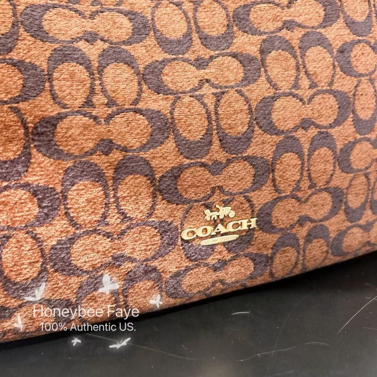 Coach Ella Shoulder Bag In Signature Chenille CCE49 Size ONE SIZE - 6 Thumbnail