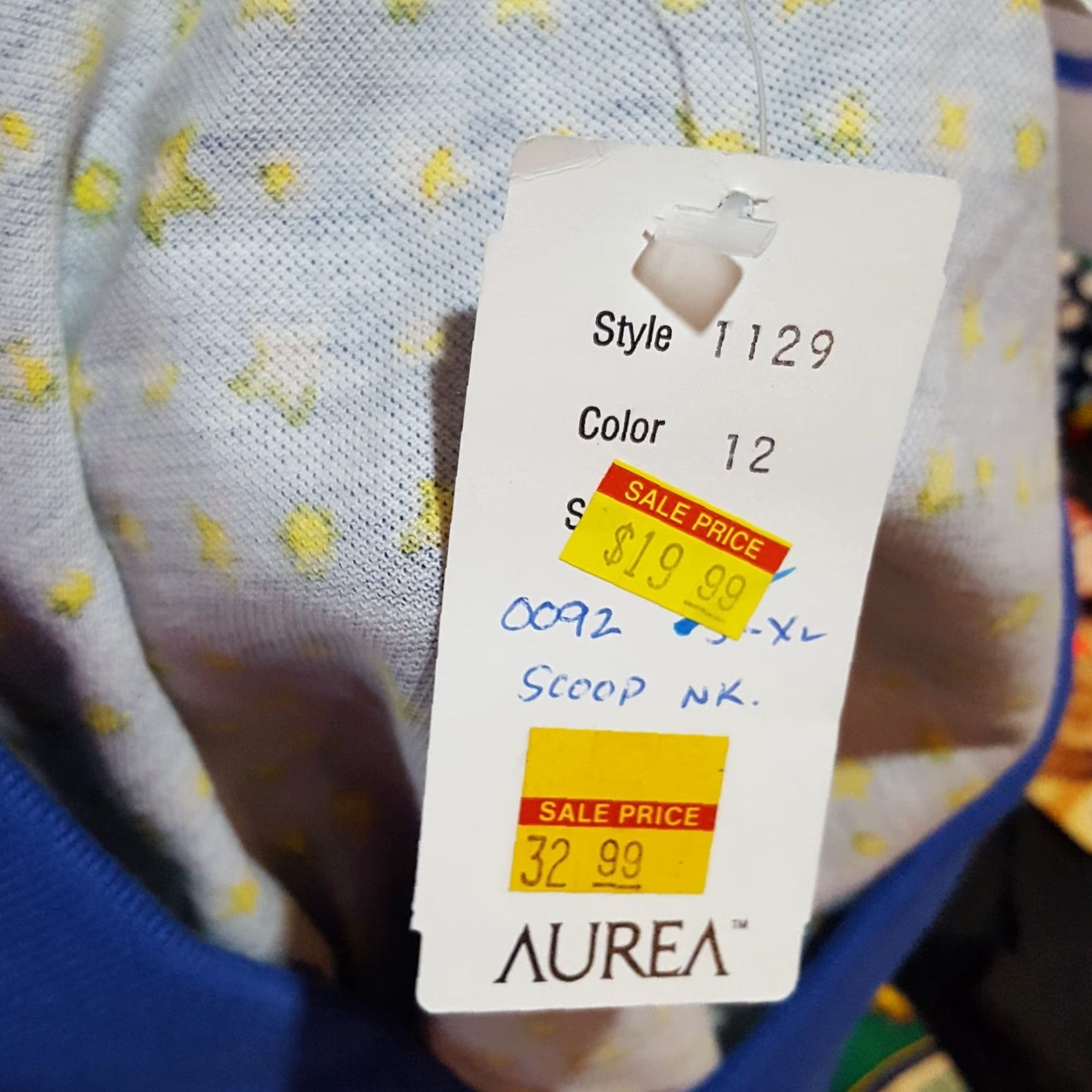 Vintage VINTAGE 90s Aurea Blue Stars Art Collared Polo Shirt Women's Medium Preppy Tennis Golf Size M / US 6-8 / IT 42-44 - 6 Thumbnail