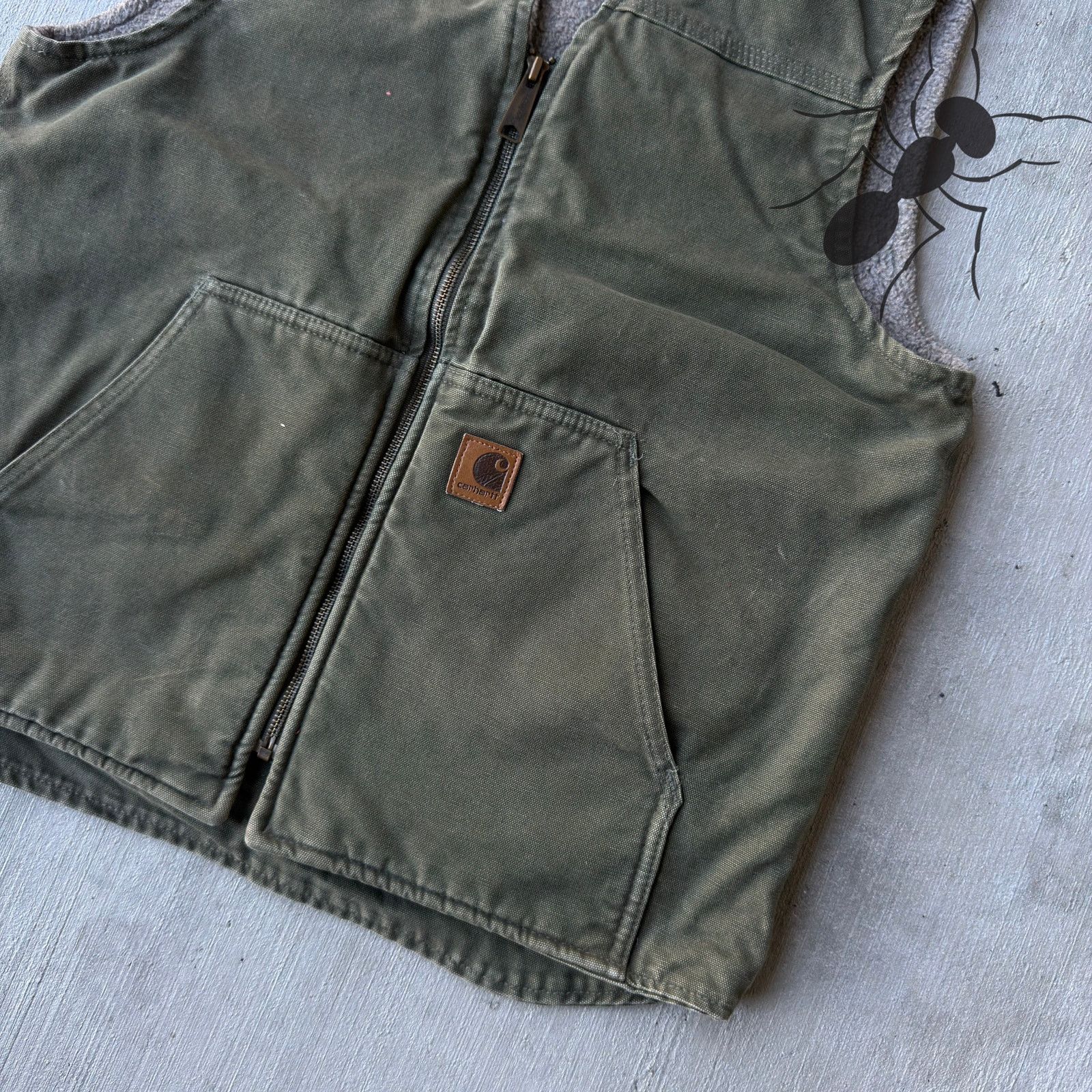 Carhartt × Vintage Carhartt V26 LOV green work wear vest Size US M / EU 48-50 / 2 - 2 Thumbnail