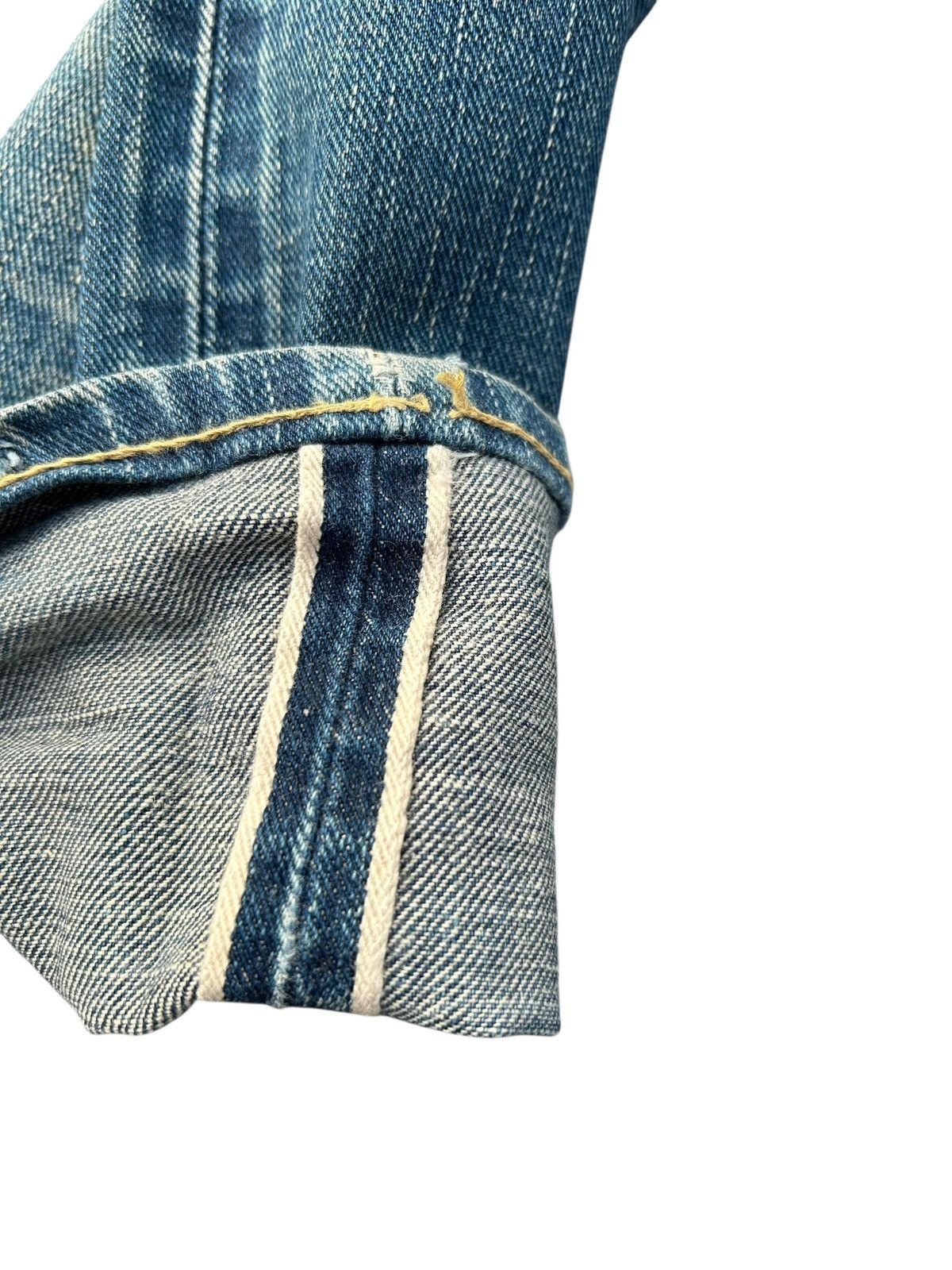 Kapital Vintage Lee Selvedge Japanese Brand Distressed Denim Jeans Size US 31 - 2 Thumbnail