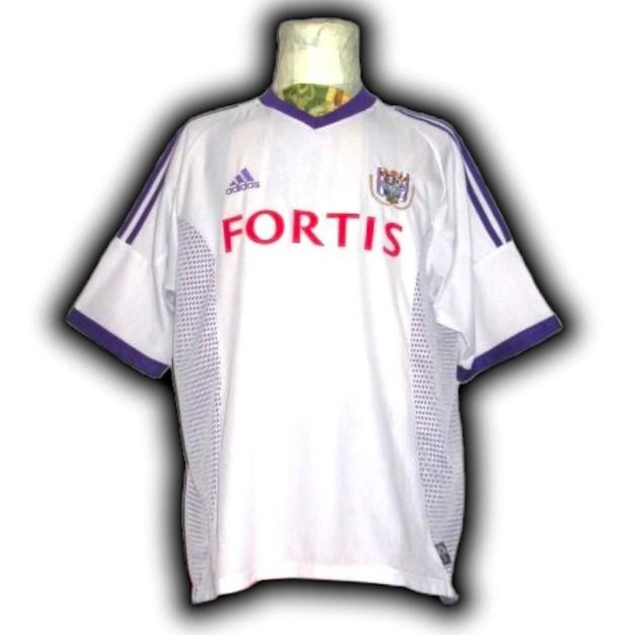 Adidas RSC Anderlecht Belgium 2002 2003 Away Shirt Jersey Size US XL / EU 56 / 4 - 2 Thumbnail