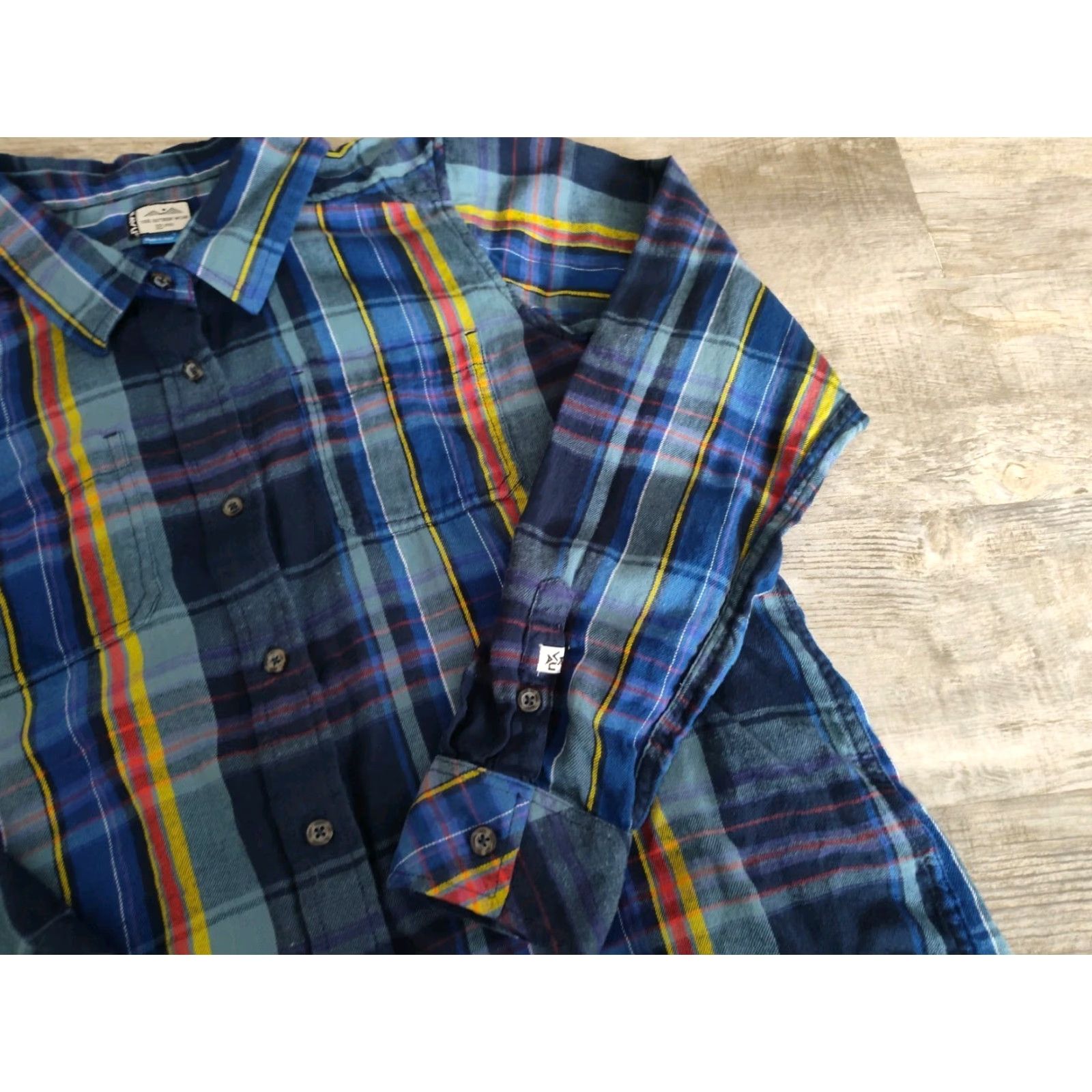 KAVU VINTAGE KAVU Women's Plaid Flannel Shirt Casual Outdoor Hiking Blue Yellow Red Size Small Size S / US 4 / IT 40 - 4 Thumbnail