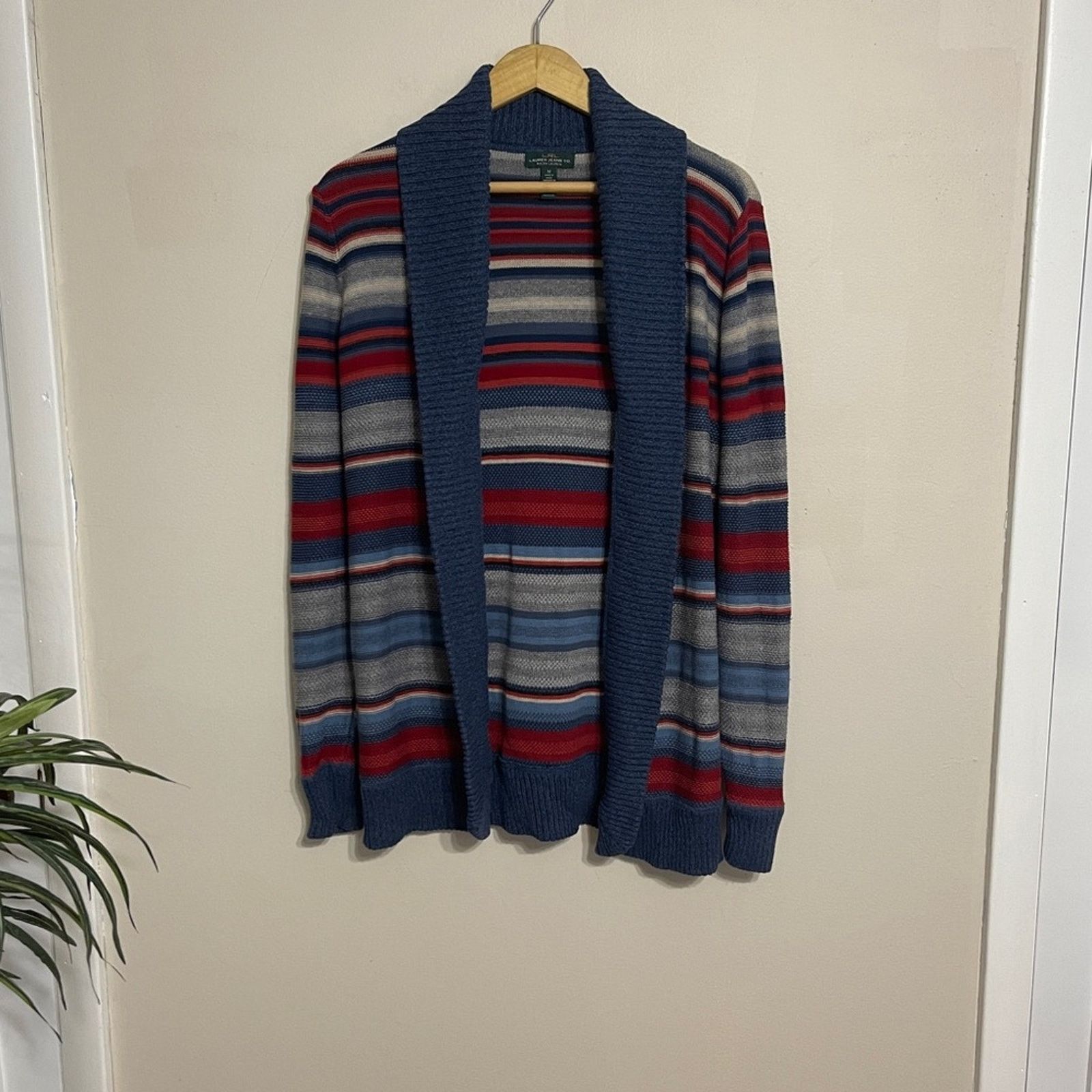 Lauren Ralph Lauren Southwestern Striped Cardigan Sweater