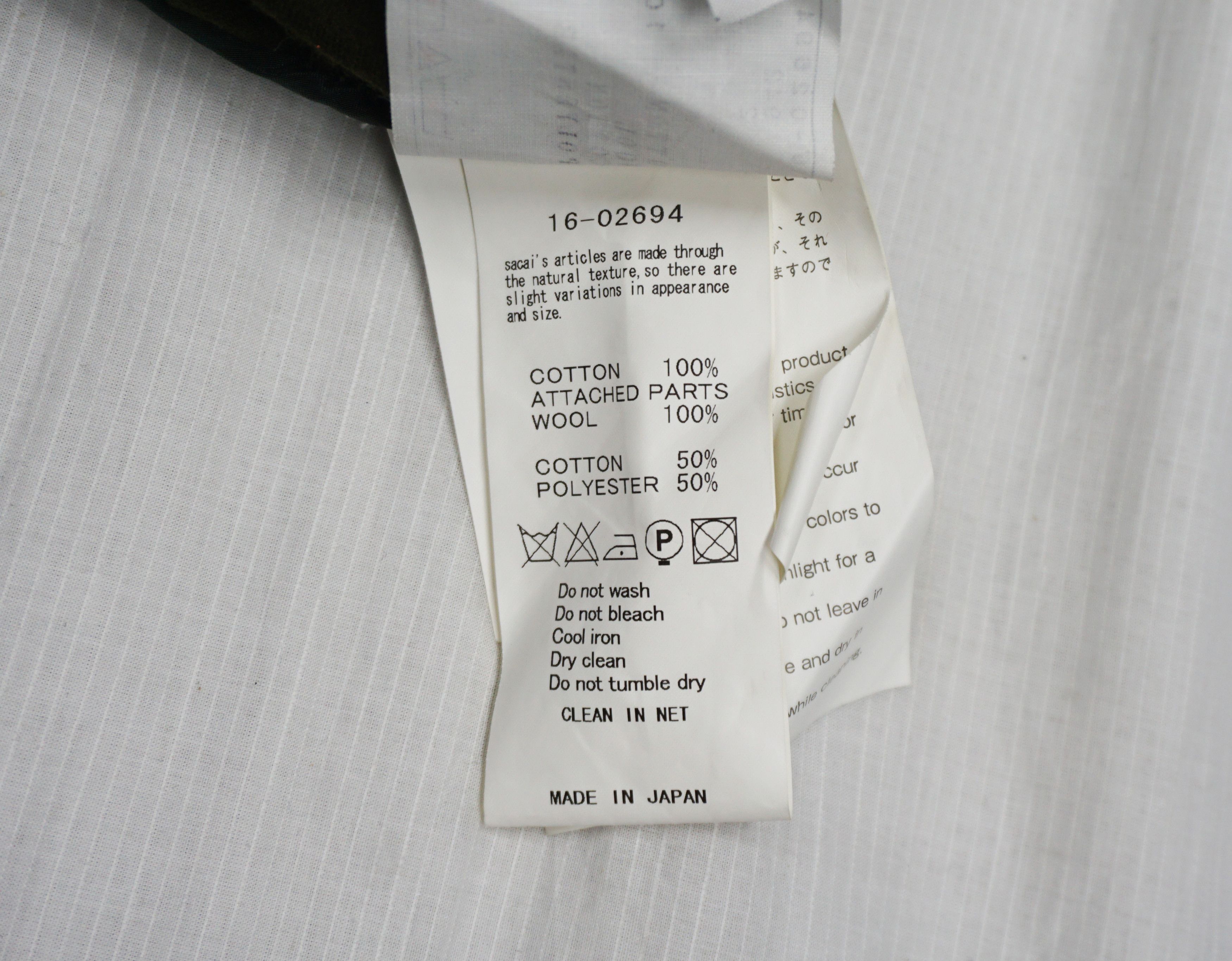 Sacai Sacai Hybrid Docking Denim Jacket Size US M / EU 48-50 / 2 - 6 Thumbnail