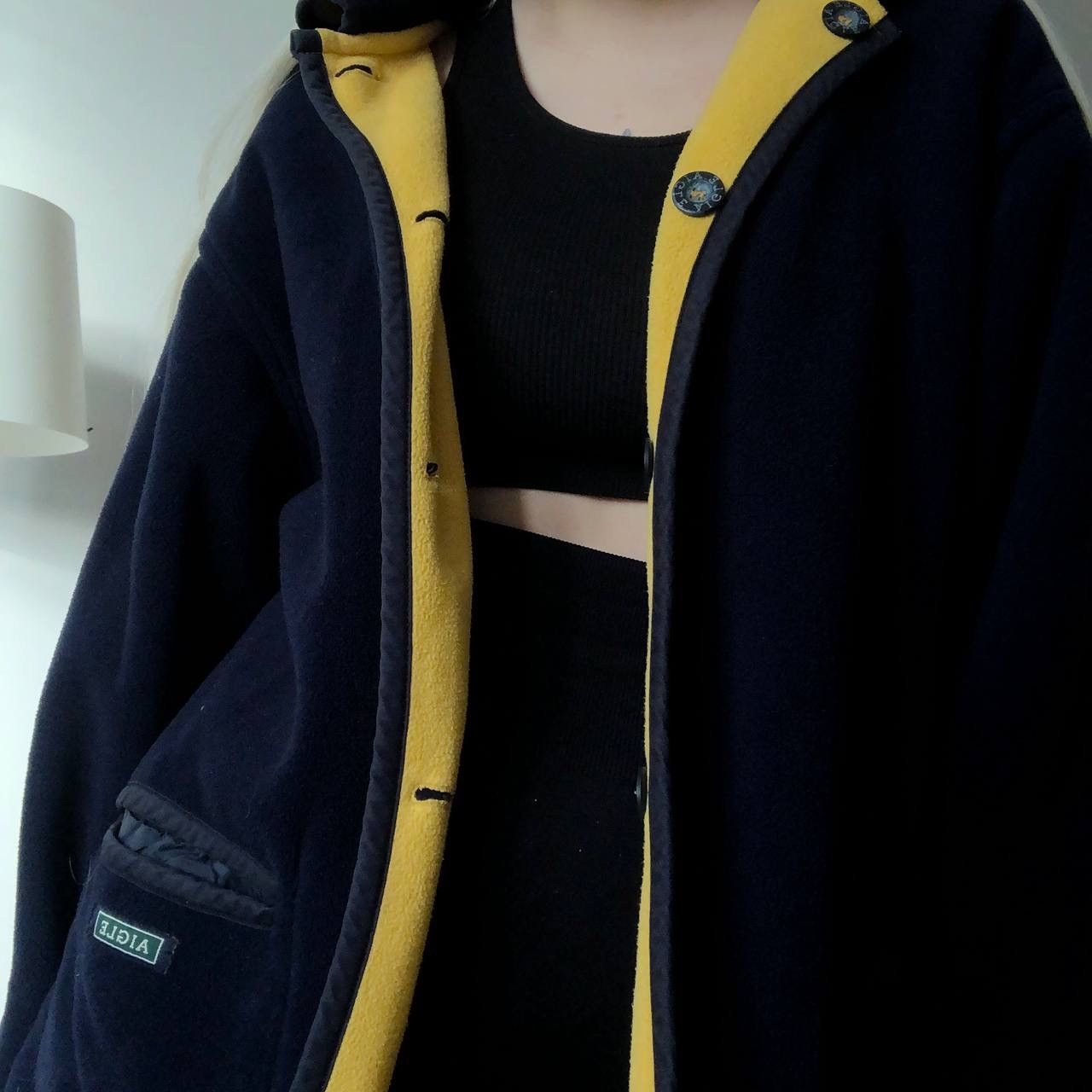 Aigle Vintage Aigle Reversible Polartec Fleece Jacket Oversized Size L / US 10 / IT 46 - 6 Thumbnail