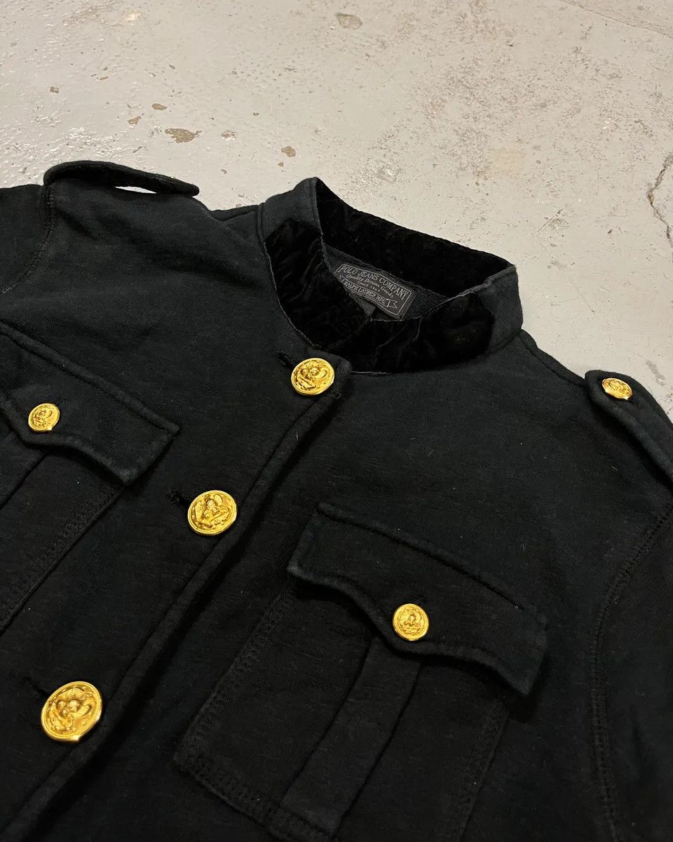 Polo Ralph Lauren 2010s Ralph Lauren Gold Buttons Officer Black Jacket Size US M / EU 48-50 / 2 - 5 Thumbnail