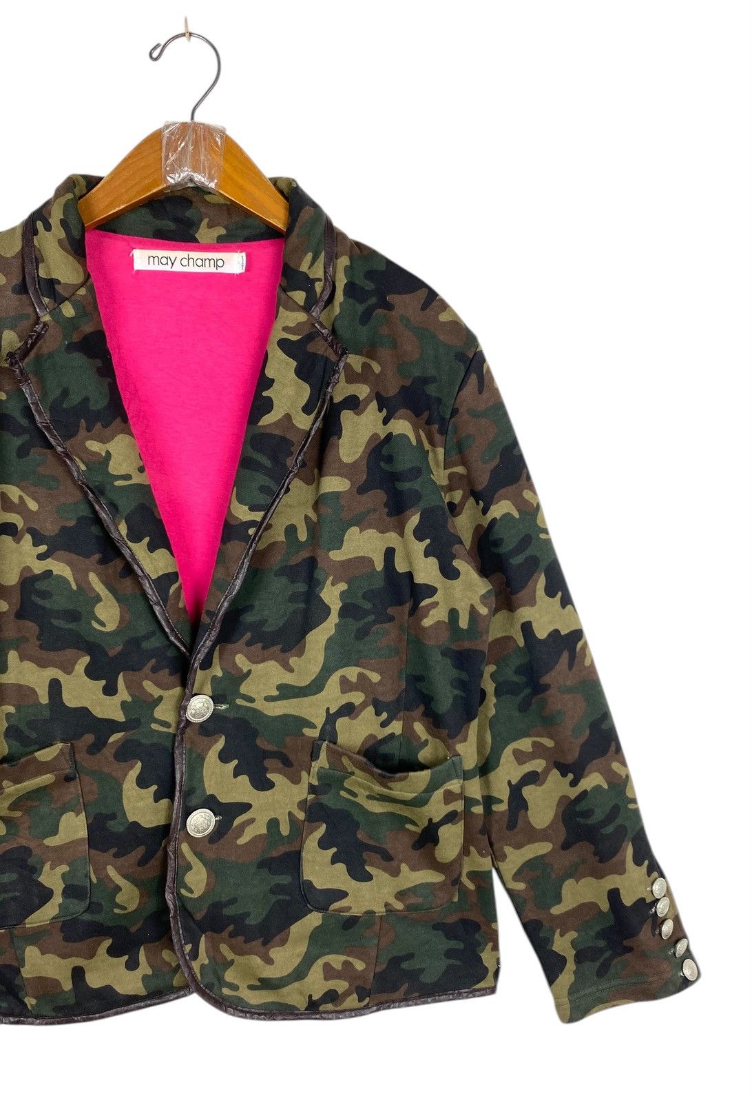 Japanese Brand Rare‼️ May Champ Camouflage Blazer Size M / US 6-8 / IT 42-44 - 3 Thumbnail