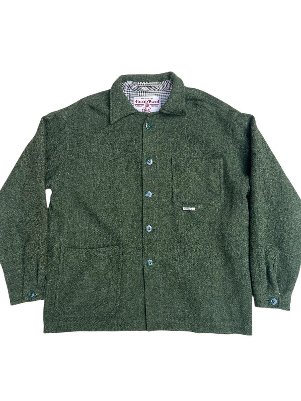 Harris Tweed Rare Harris Tweed x Kempel - German Utility Wool Jacket Size US M / EU 48-50 / 2 - 1 Thumbnail